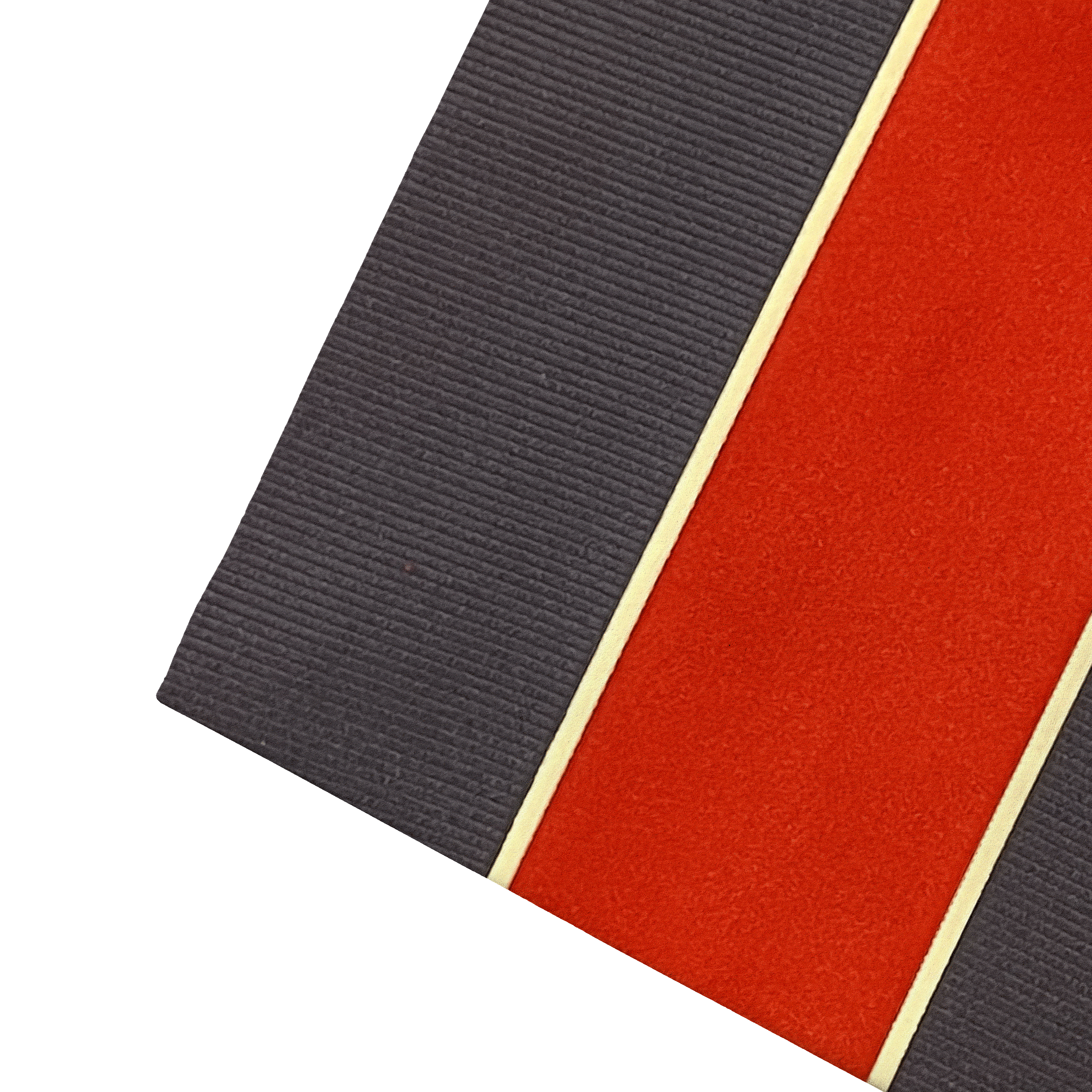 [PS-S300-70-7152] Ziertuch aus Seide, 30 x 30 cm, Stoff: rot und blau breit gestreift (7152)