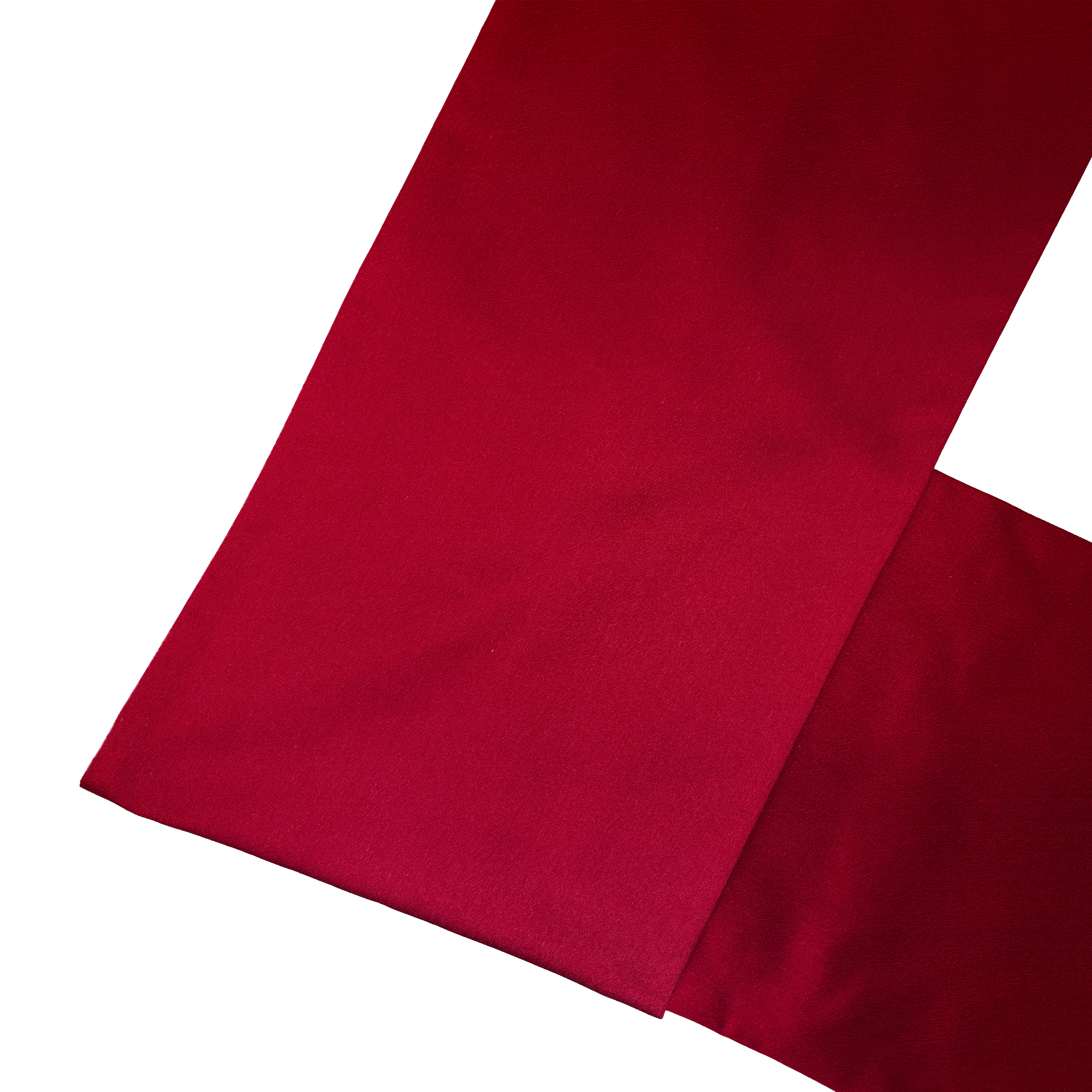 Mantelschal aus Seide, Stoff: einfarbig rot (0447)