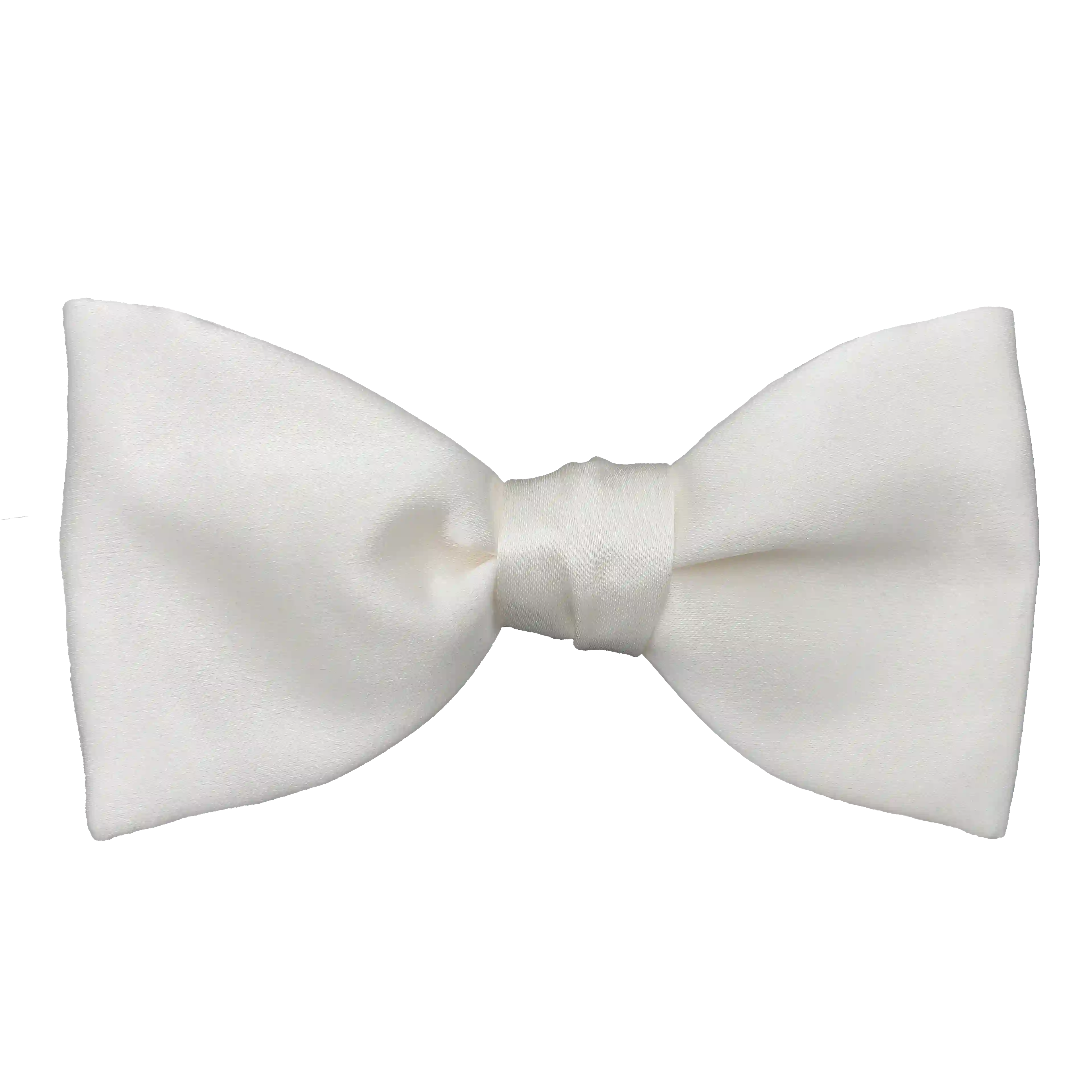 Schleife aus Seide, Form: gerade, Höhe: 65 mm, Stoff: einfarbig naturweiß (0410)