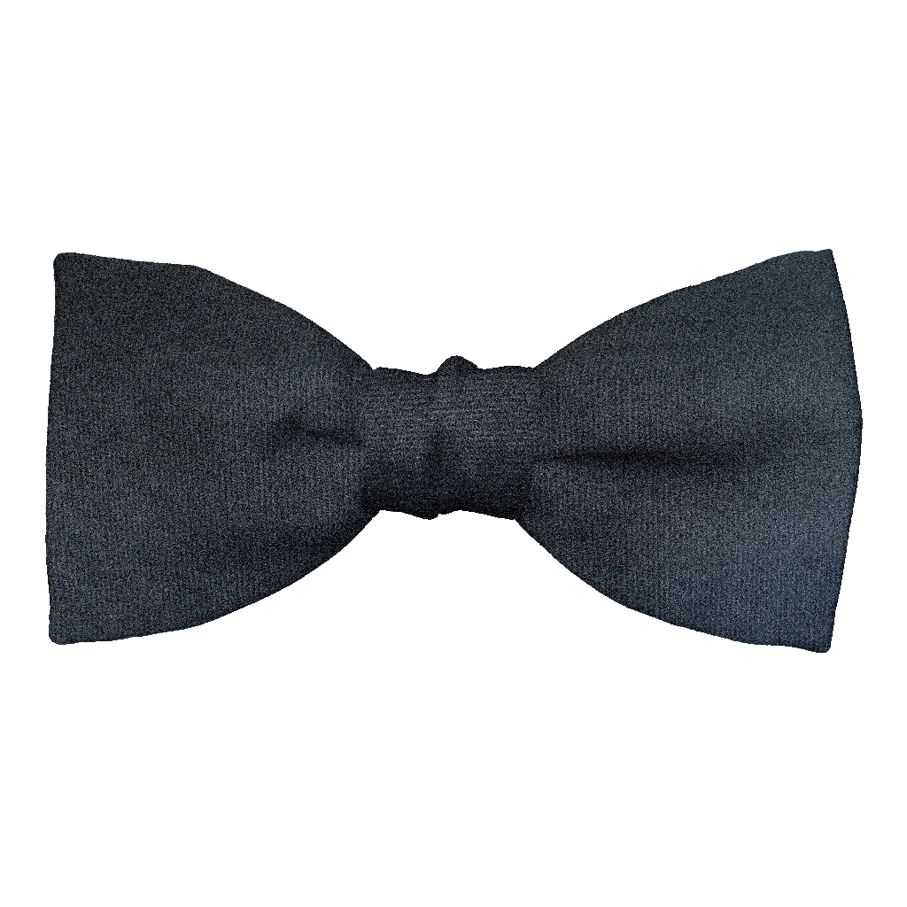 [BT-S-50-E-04-0480] Schleife aus Seide, Form: gerade, Höhe: 50, Stoff: einfarbig schwarz (0480) (EASY: vorgebunden mit verstellbarer Größe)