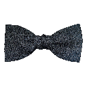 Schleife aus Seide, Form: gerade, Höhe: 50, Stoff: einfarbig schwarz (0480)