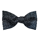 Schleife aus Seide, Form: gerade, Höhe: 65, Stoff: einfarbig schwarz (0480)