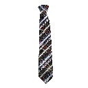 Krawatte aus Seide, Breite: 85, Stoff: blau, rot, grün und gelb kariert (7834)