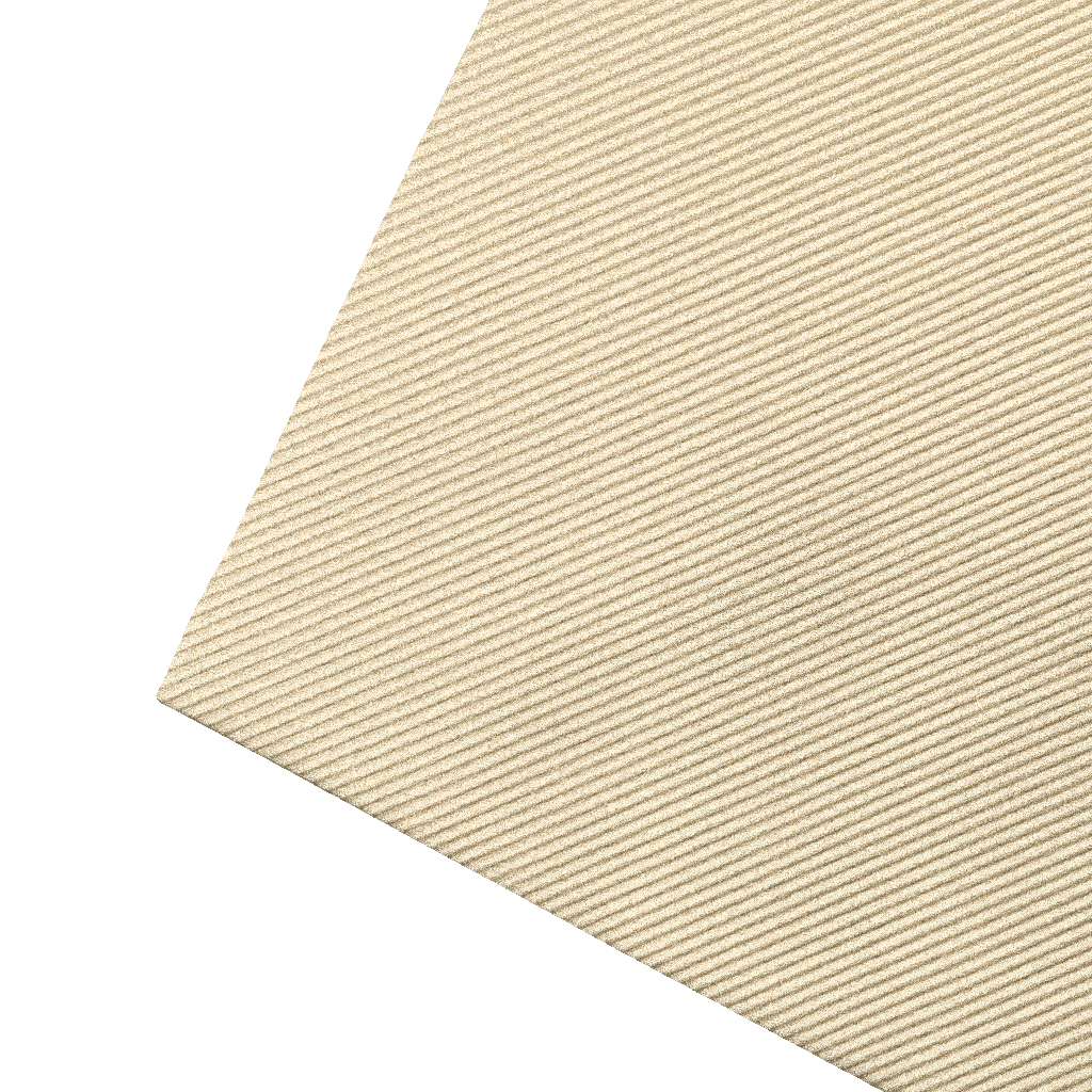[PS-S300-09-0915] Ziertuch aus Seide, 30 x 30 cm, Stoff: gerippt in crème (0915)