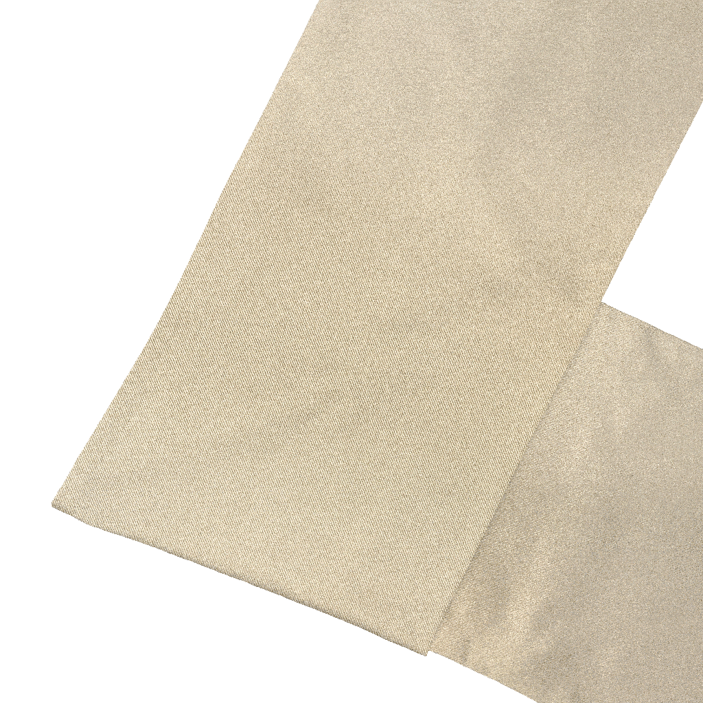 [SC-S-138-09-0915] Sacco-Schal aus Seide, Stoff: gerippt in crème (0915) (138 cm)