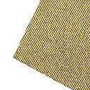 Ziertuch aus Seide, 30 x 30 cm, Stoff: gerippt in gelb-schwarz (0923)