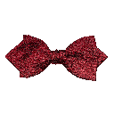 Schleife aus Seide, Form: spitz, Höhe: 60, Stoff: einfarbig bordeauxrot (0449)