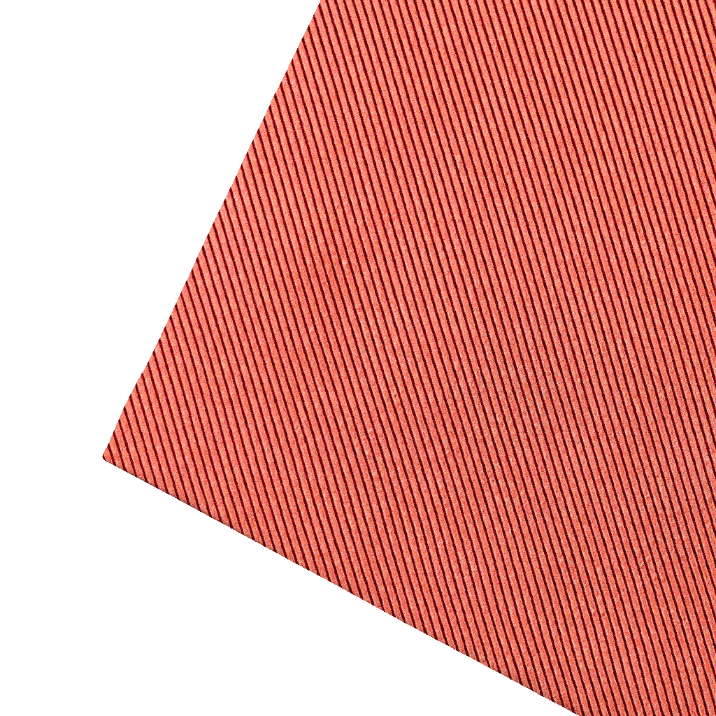 [PS-S300-09-0926] Ziertuch aus Seide, 30 x 30 cm, Stoff: gerippt in terracotta-schwarz (0926)