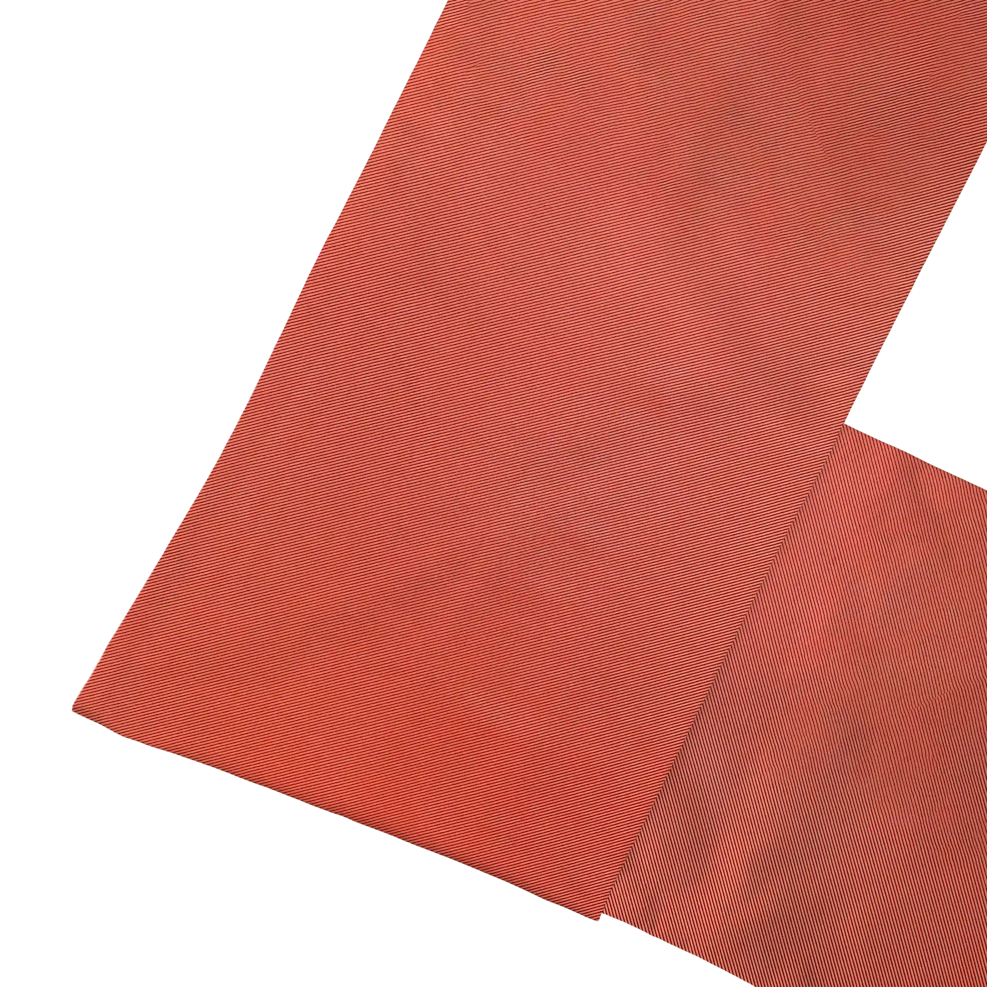 [SC-C-158-09-0926] Mantelschal aus Seide, Stoff: gerippt in terracotta-schwarz (0926) (158 cm)