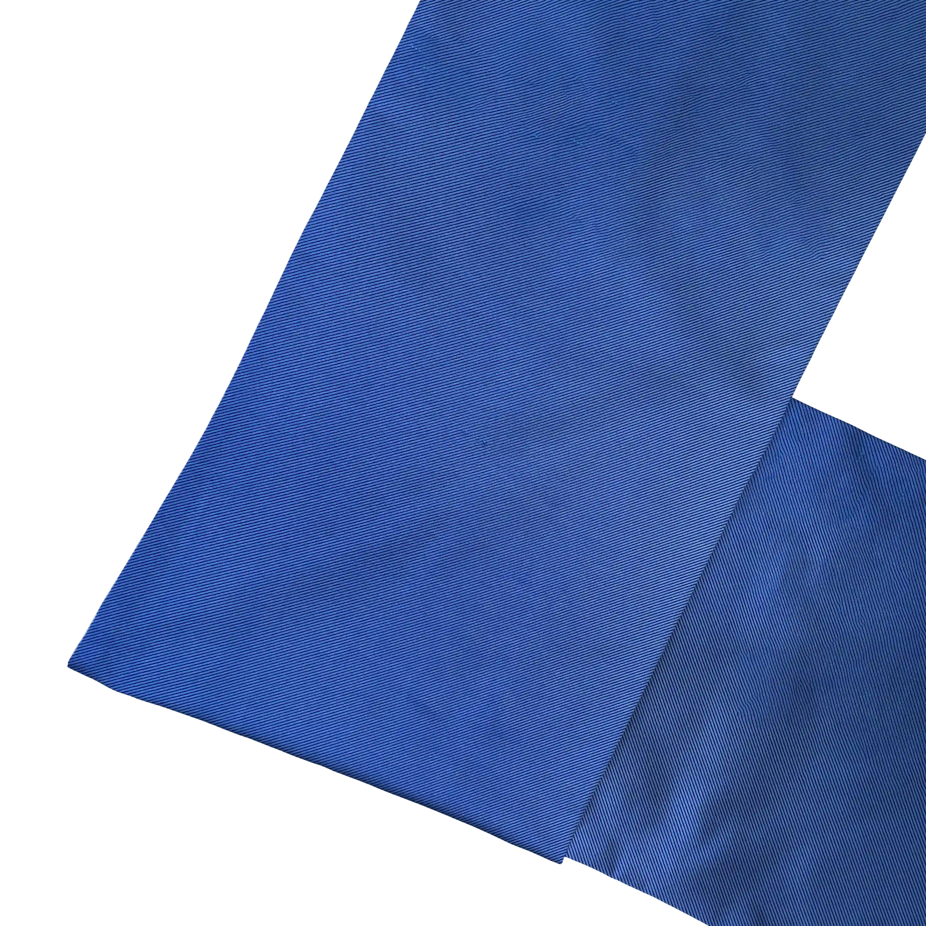 [SC-S-138-09-0933] Sacco-Schal aus Seide, Stoff: gerippt in königsblau-schwarz (0933) (138 cm)
