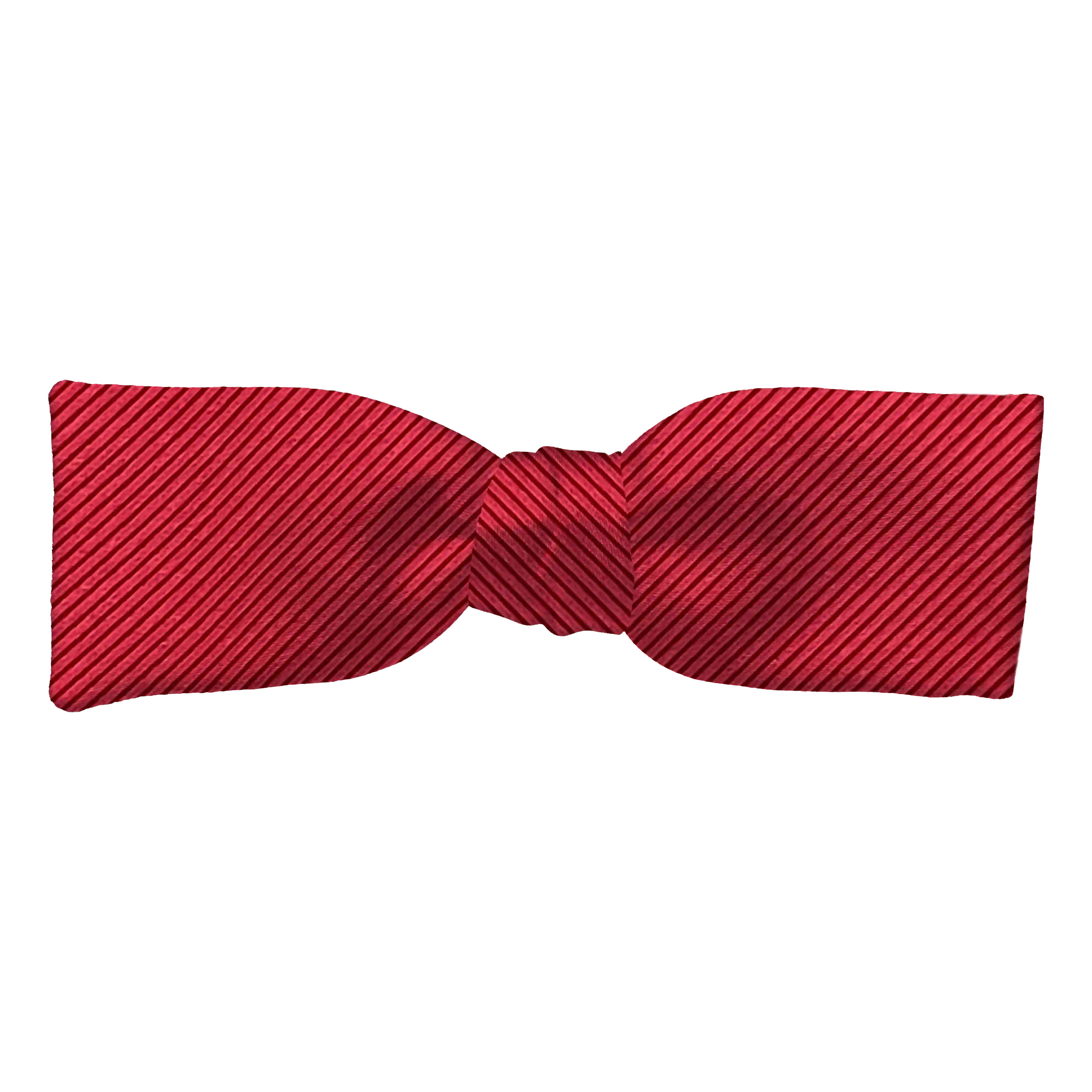 [BT-S-35-E-09-0944] Schleife aus Seide, Form: gerade, Höhe: 35 mm, Stoff: gerippt in rot-schwarz (0944) (EASY: vorgebunden mit verstellbarer Größe)