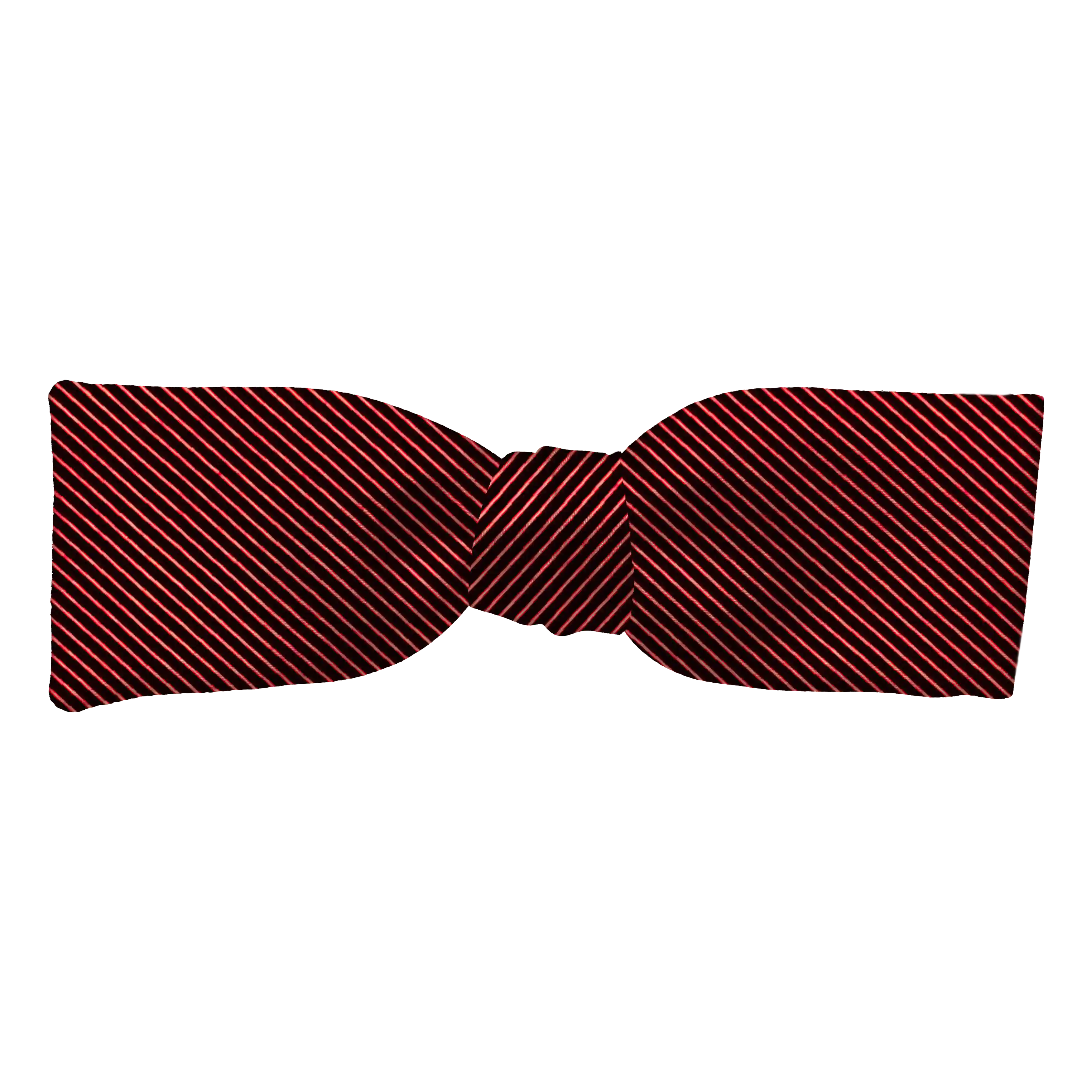 [BT-S-35-E-09-0945] Schleife aus Seide, Form: gerade, Höhe: 35 mm, Stoff: gerippt in schwarz-rot (0945) (EASY: vorgebunden mit verstellbarer Größe)
