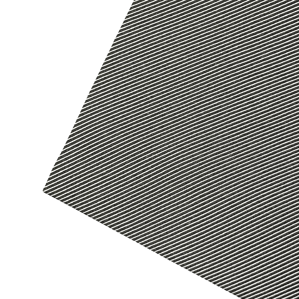[PS-S300-09-0959] Ziertuch aus Seide, 30 x 30 cm, Stoff: gerippt in schwarz-hellgrau (0959)