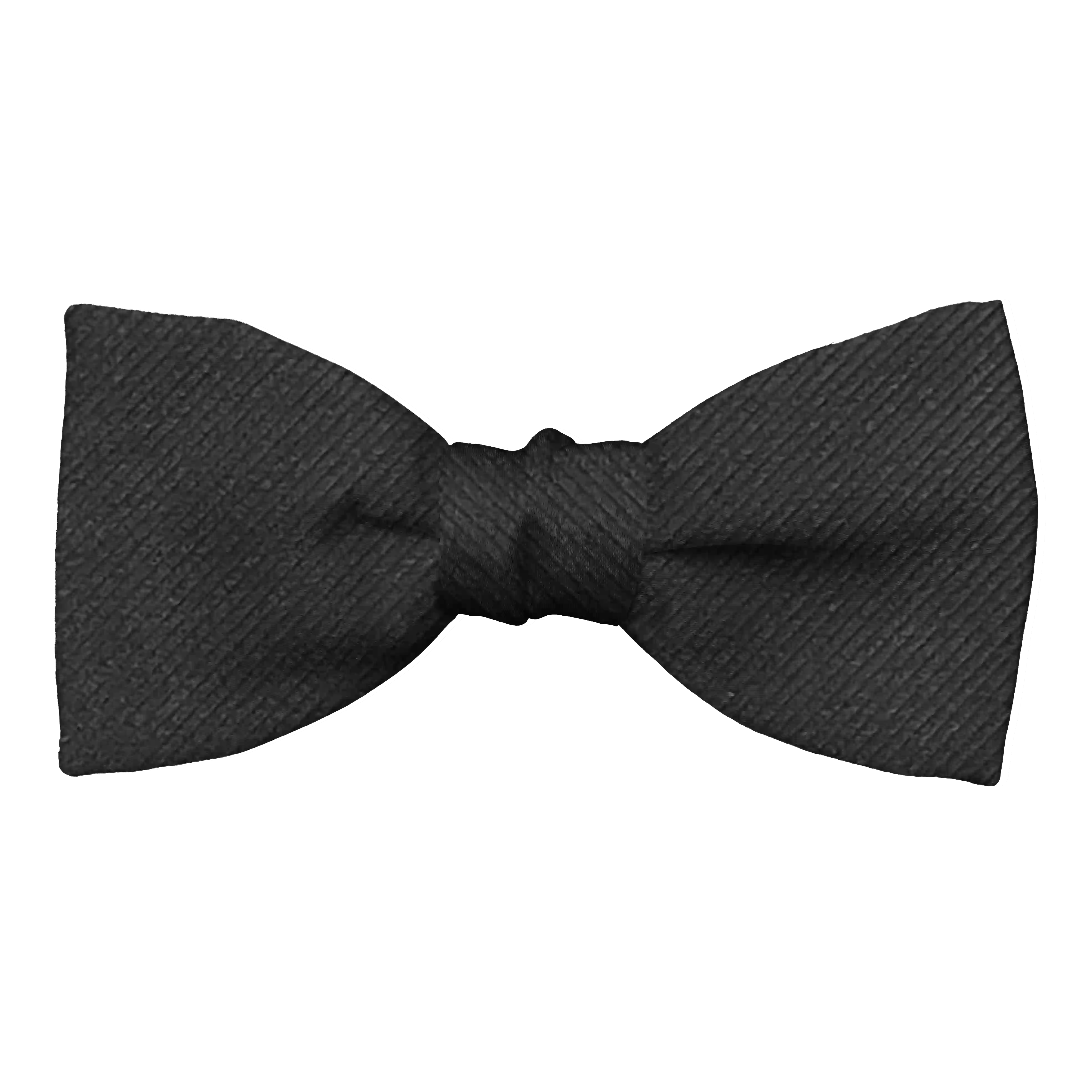 Schleife aus Seide, Form: gerade, Höhe: 50 mm, Stoff: gerippt in schwarz (0980)