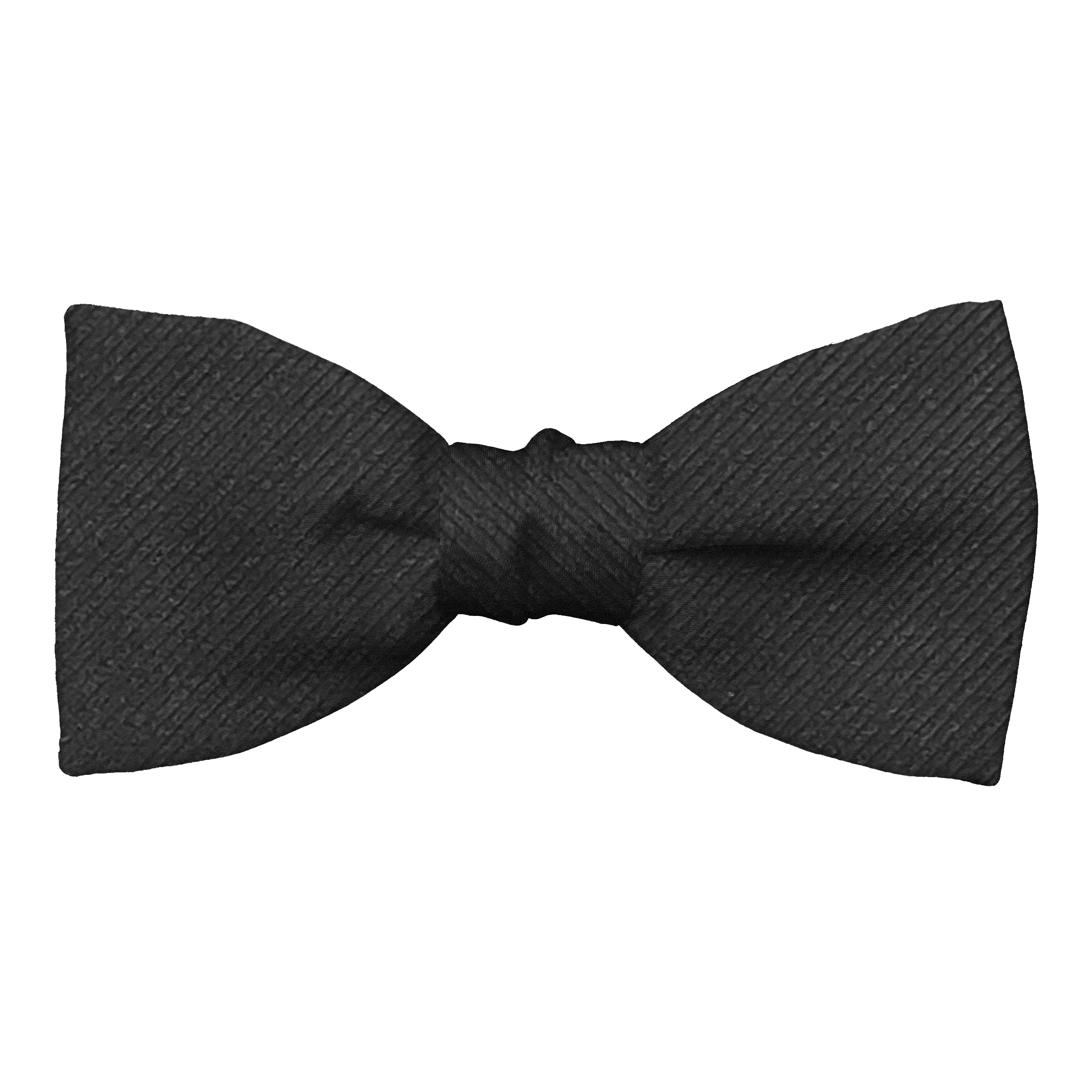 Schleife aus Seide, Form: gerade, Höhe: 50, Stoff: gerippt in schwarz (0980)