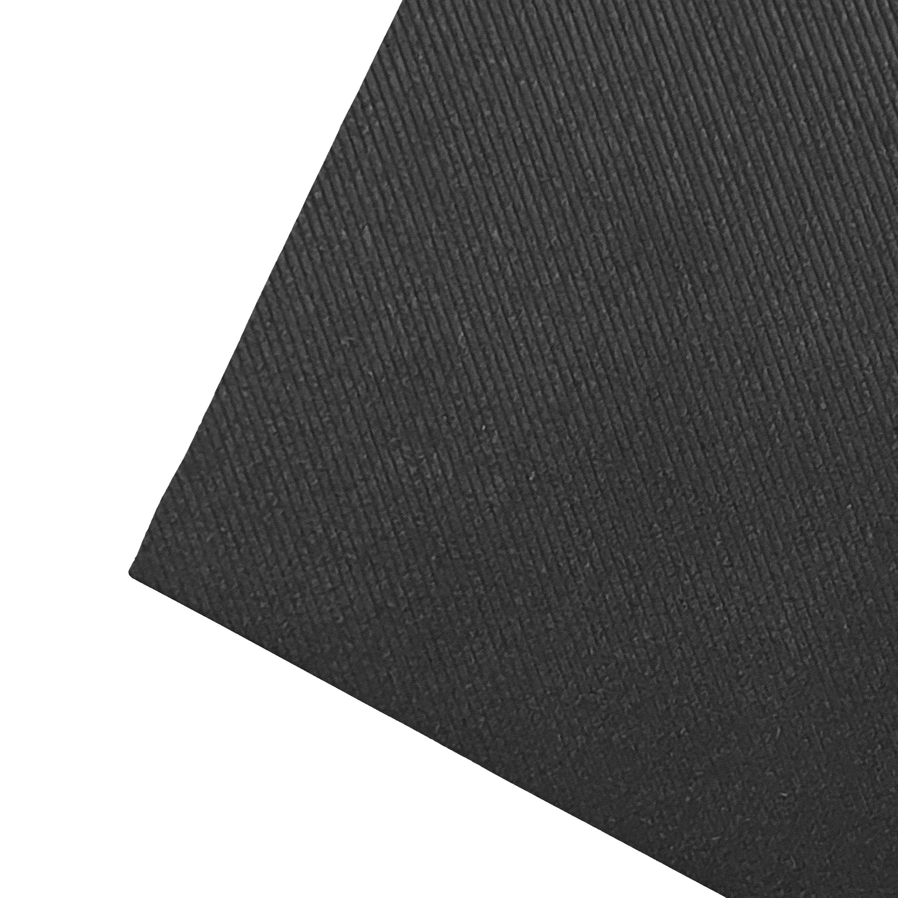 Ziertuch aus Seide, 30 x 30 cm, Stoff: gerippt in schwarz (0980)