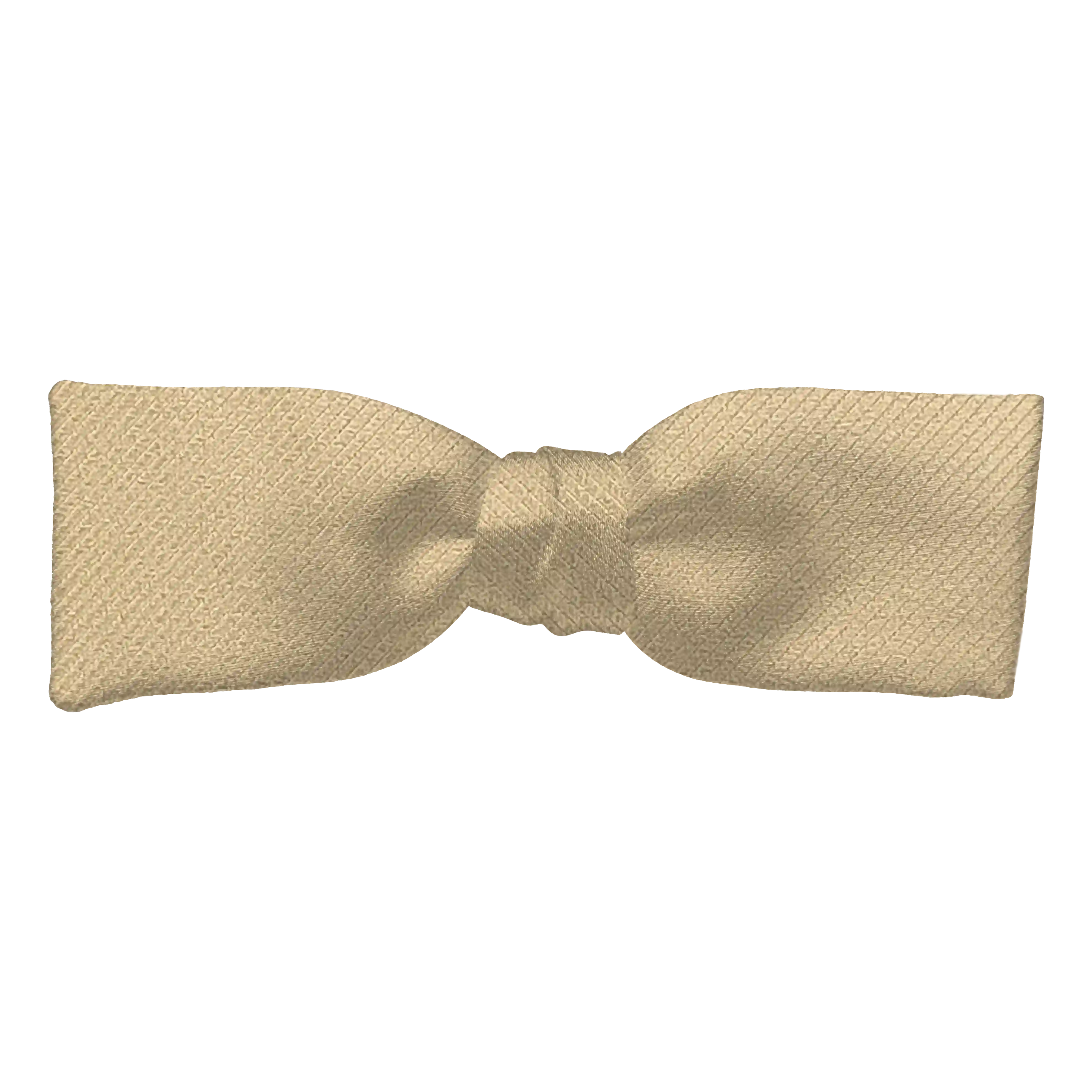 [BT-S-35-E-09-0921] Schleife aus Seide, Form: gerade, Höhe: 35 mm, Stoff: gerippt in beige (0921) (EASY: vorgebunden mit verstellbarer Größe)