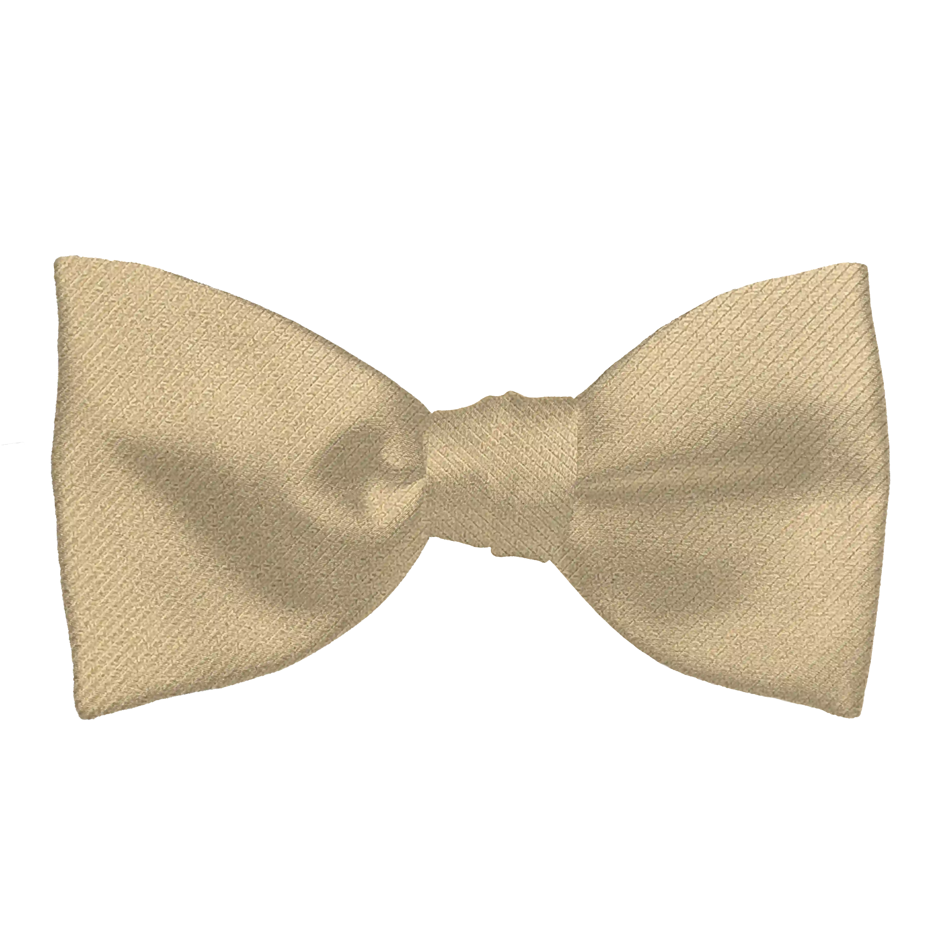 [BT-S-65-E-09-0921] Schleife aus Seide, Form: gerade, Höhe: 65 mm, Stoff: gerippt in beige (0921) (EASY: vorgebunden mit verstellbarer Größe)