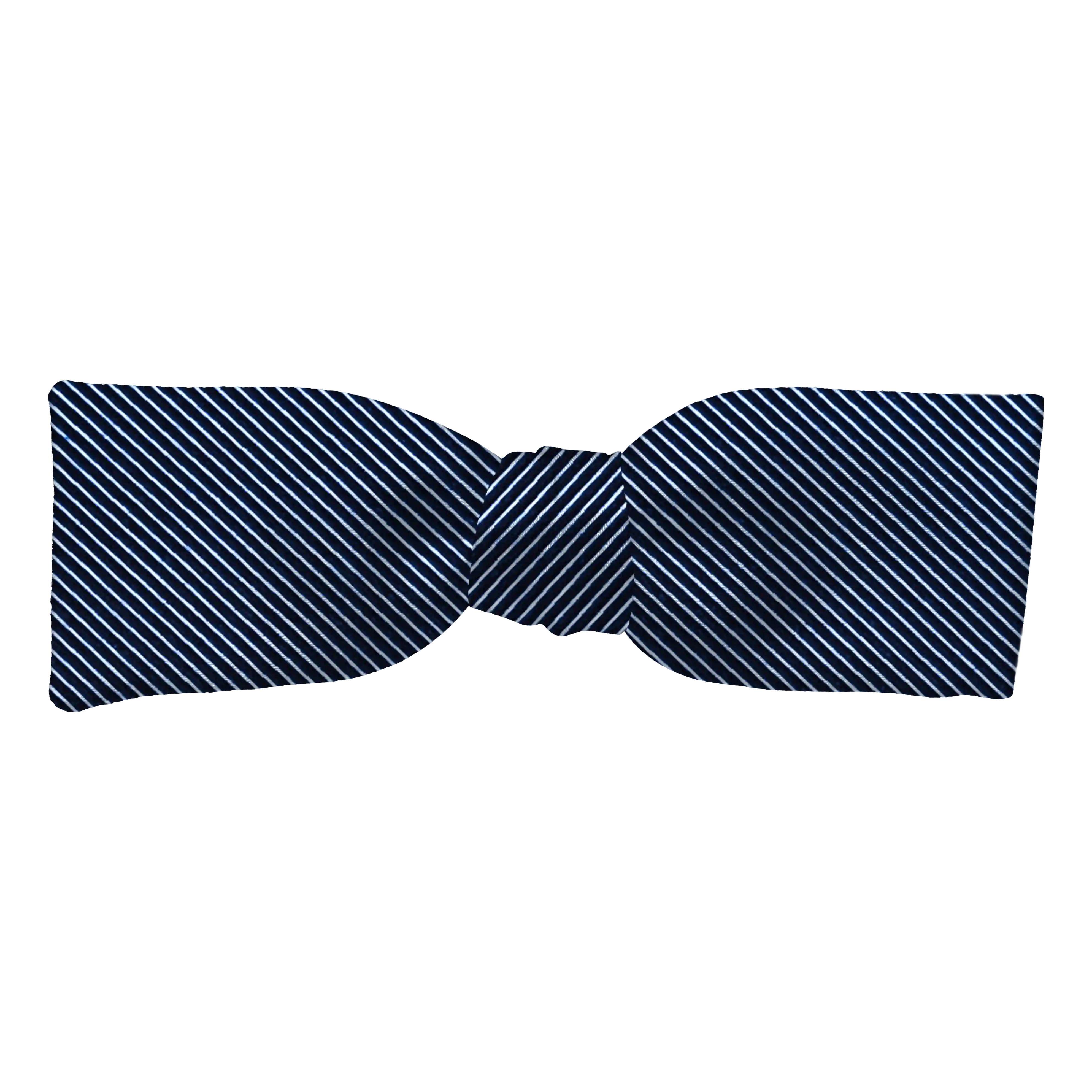 [BT-S-35-E-09-0935] Schleife aus Seide, Form: gerade, Höhe: 35 mm, Stoff: gerippt in schwarz-blau (0935) (EASY: vorgebunden mit verstellbarer Größe)