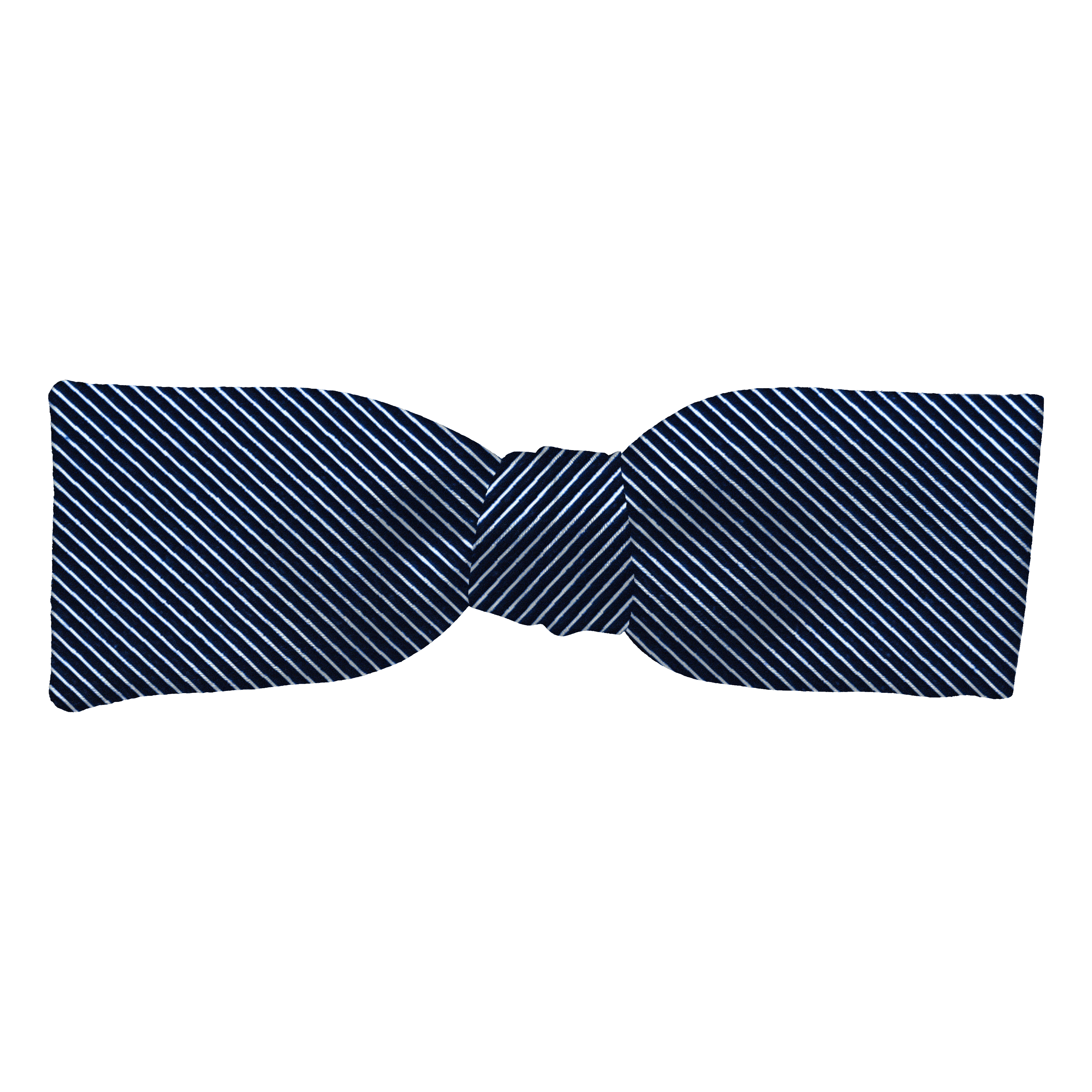 Schleife aus Seide, Form: gerade, Höhe: 35, Stoff: gerippt in schwarz-blau (0935)