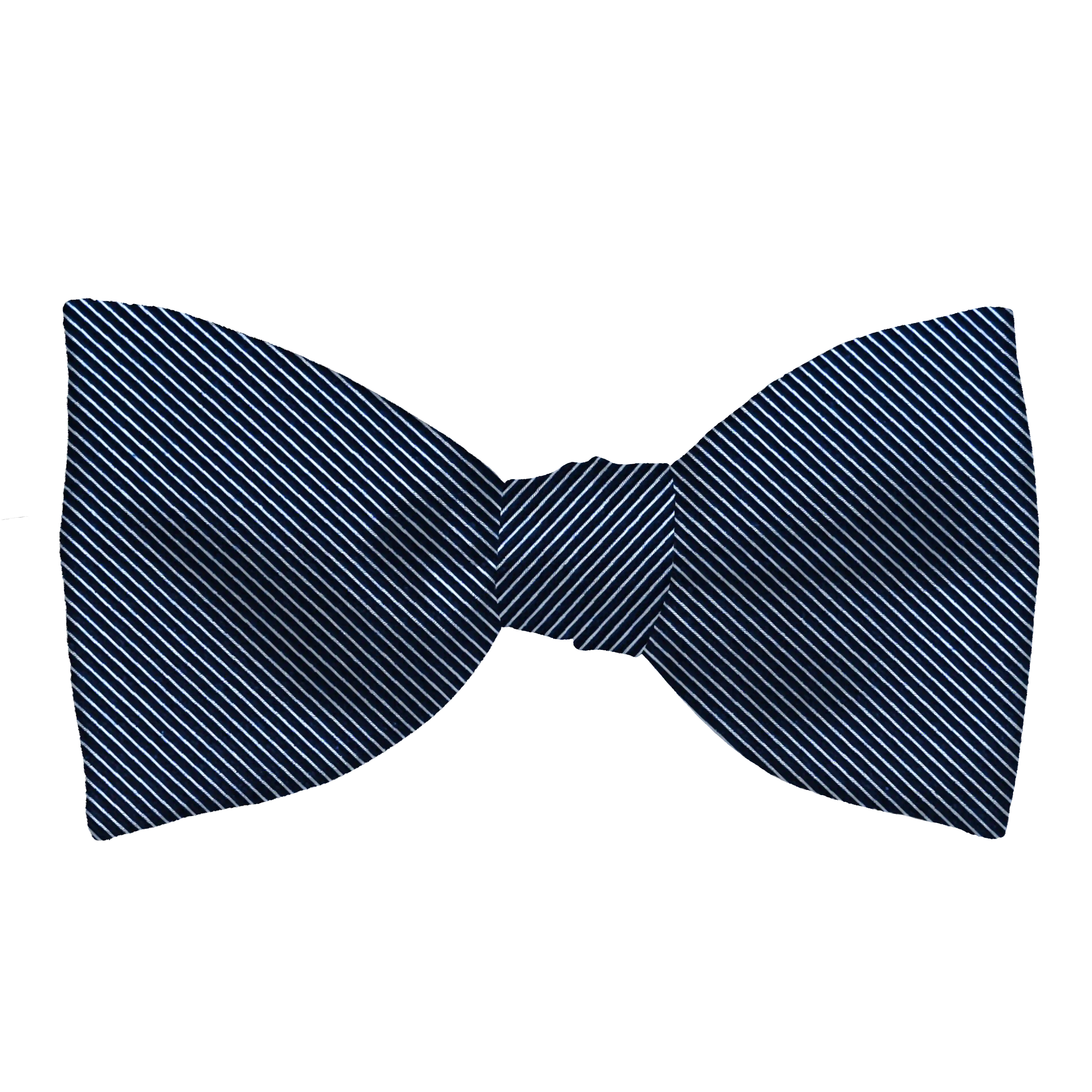[BT-S-65-E-09-0935] Schleife aus Seide, Form: gerade, Höhe: 65 mm, Stoff: gerippt in schwarz-blau (0935) (EASY: vorgebunden mit verstellbarer Größe)