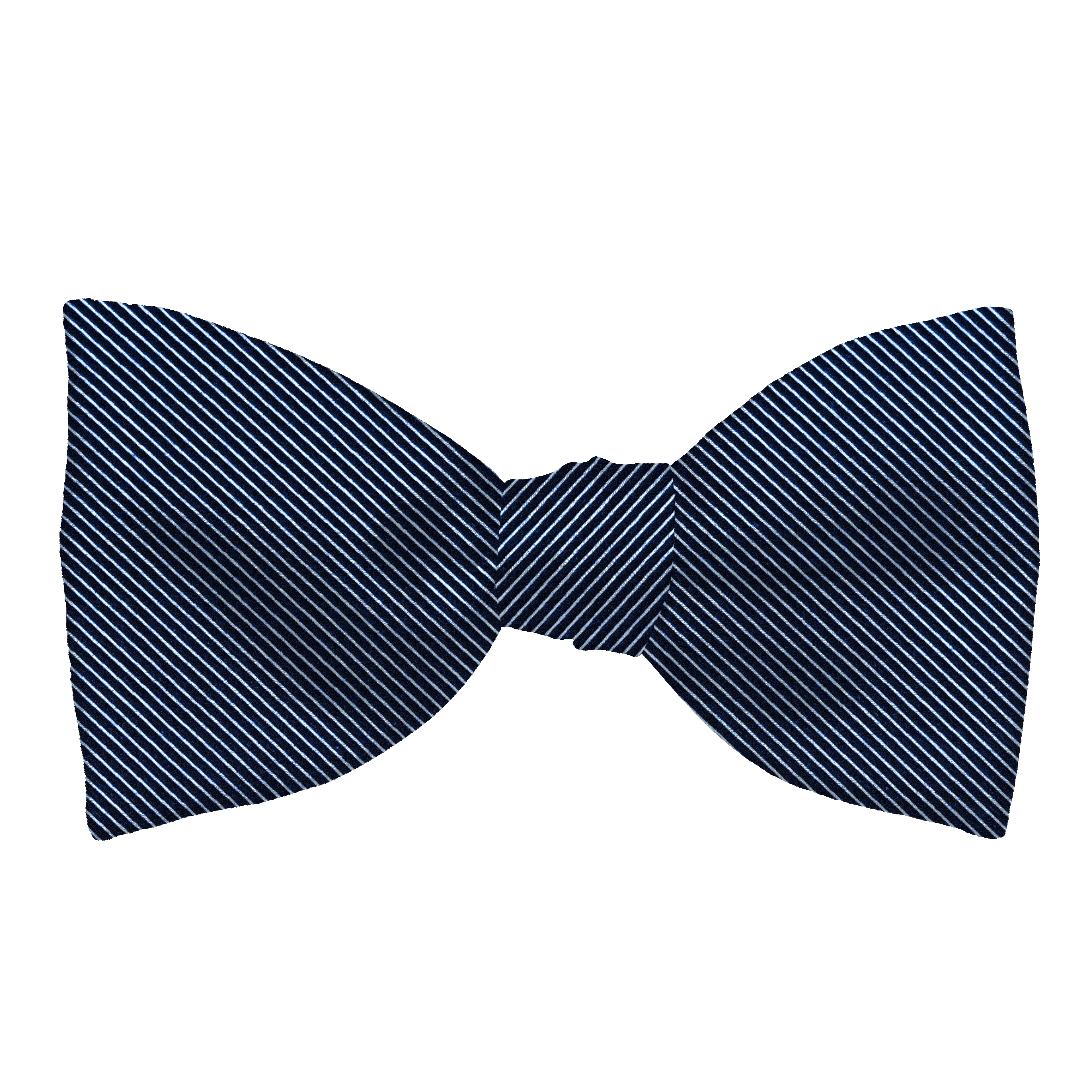 Schleife aus Seide, Form: gerade, Höhe: 65, Stoff: gerippt in schwarz-blau (0935)