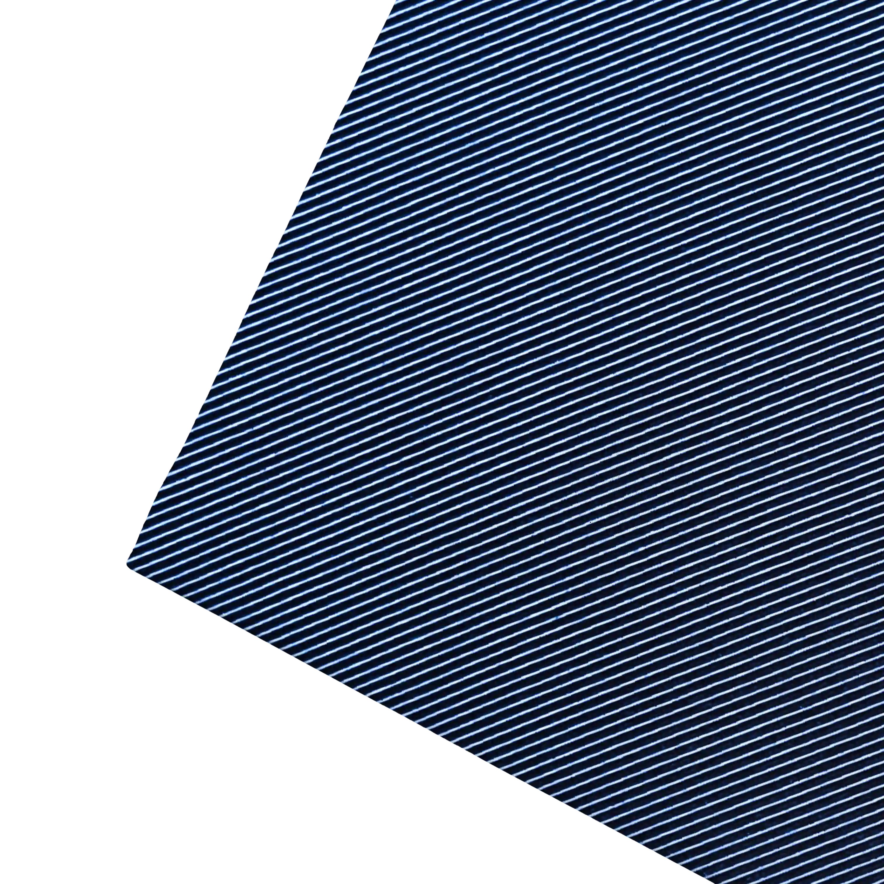 [PS-S300-09-0935] pocket square from silk, 12 x 12 inch, fabric: ribbed in black and blue (0935)