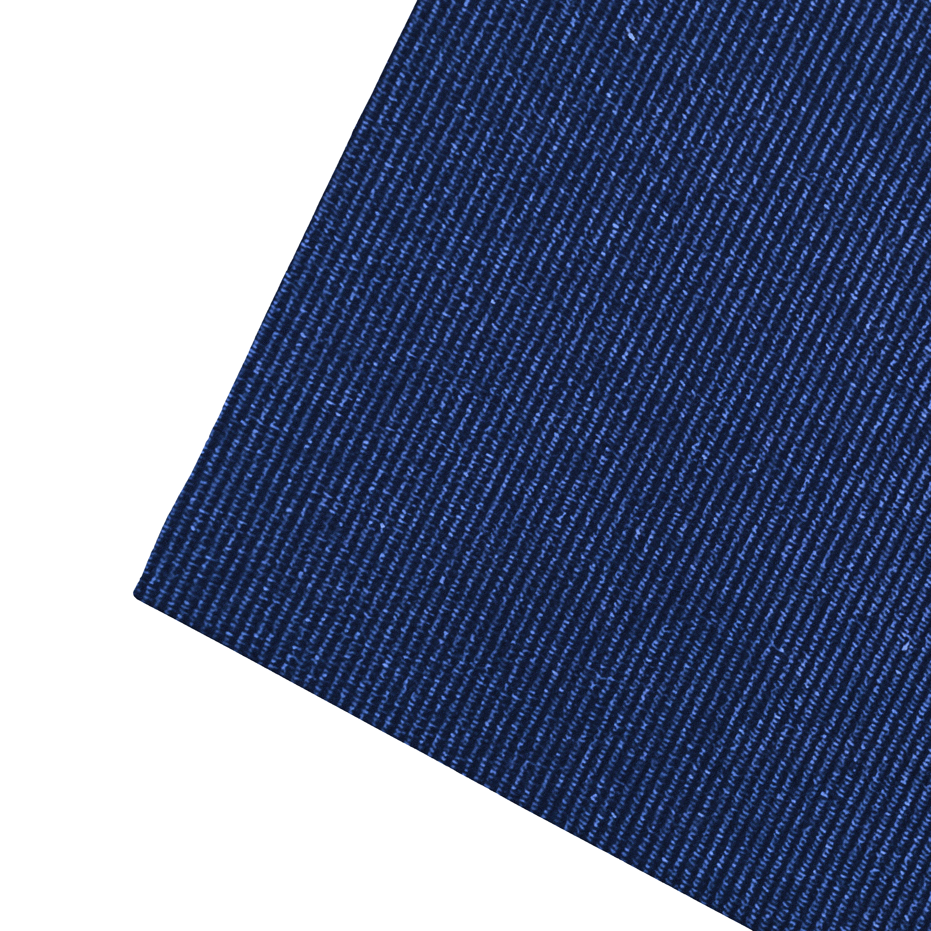 Ziertuch aus Seide, 30 x 30 cm, Stoff: gerippt in dunkelblau (0937)