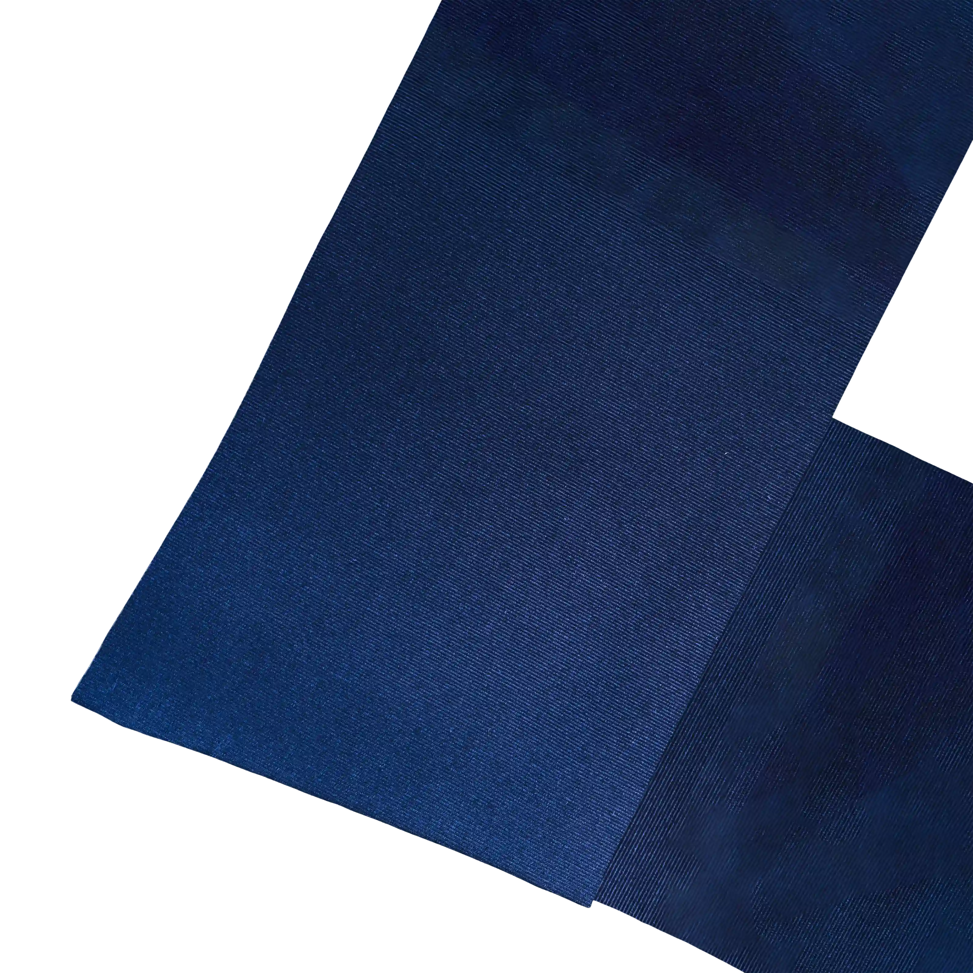 [SC-S-138-09-0937] Sacco-Schal aus Seide, Stoff: gerippt in dunkelblau (0937) (138 cm)
