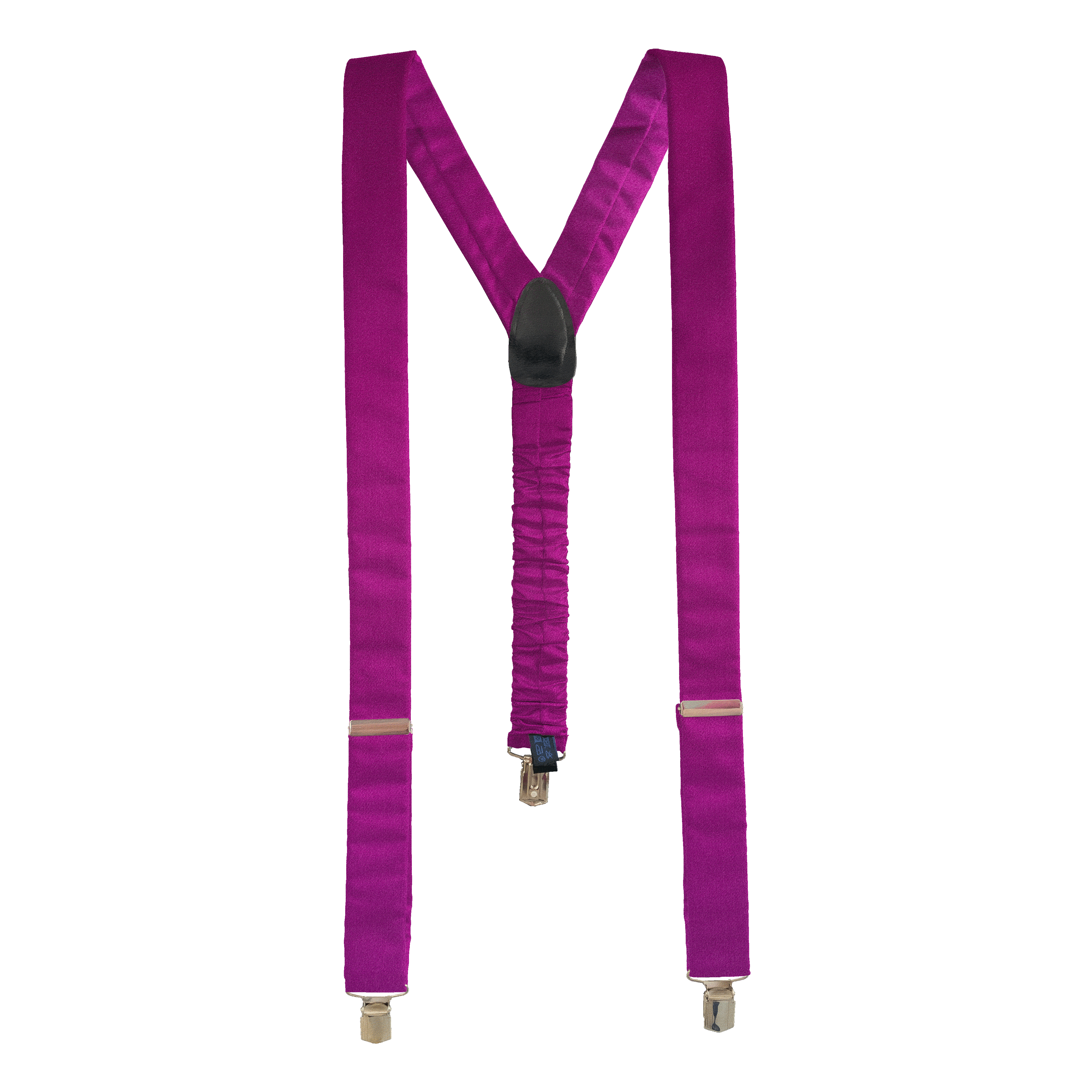 Hosenträger aus Seide, Stoff: einfarbig magenta (0443)