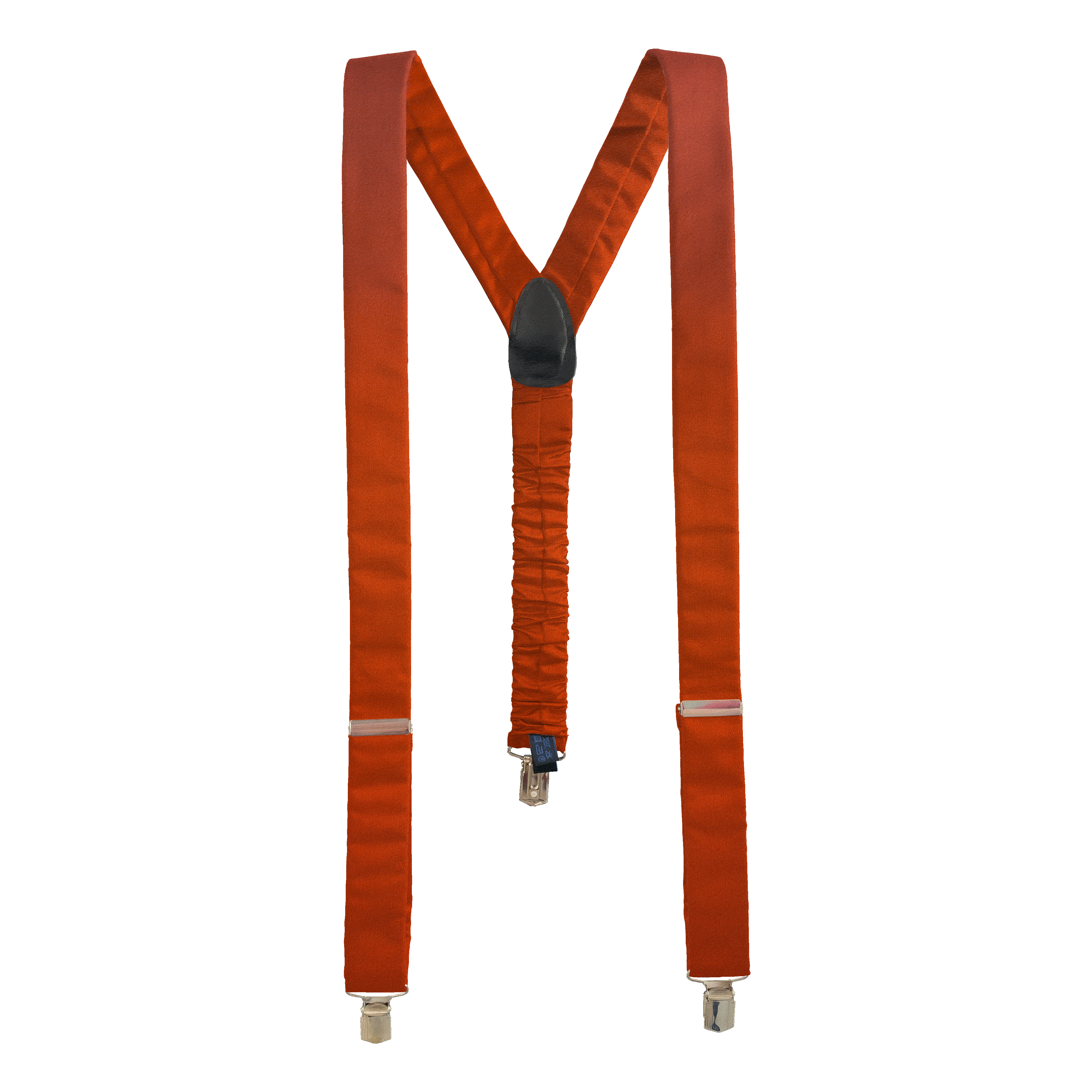 Hosenträger aus Seide, Stoff: einfarbig orange (0428)