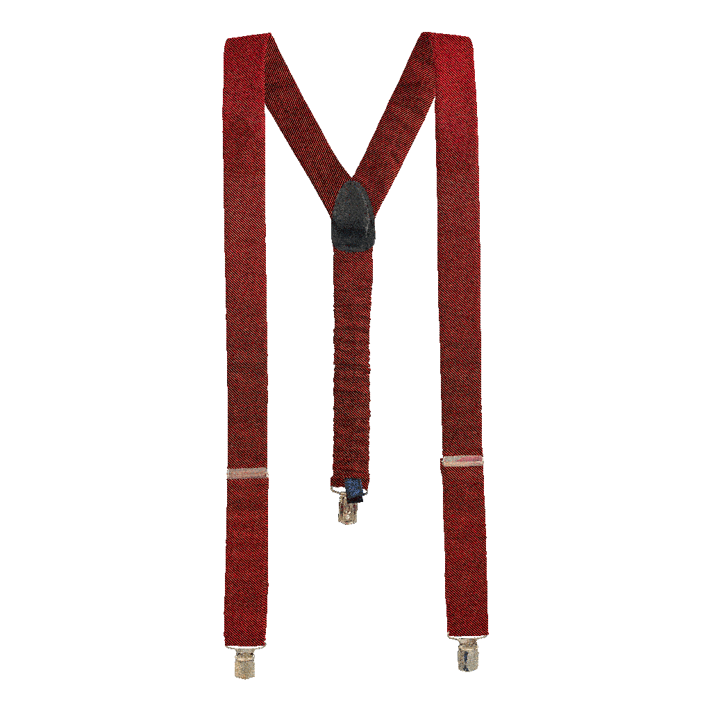 [BR-M-09-0927] Hosenträger aus Seide, Stoff: gerippt in schwarz-terracotta (0927) (Metallklips)