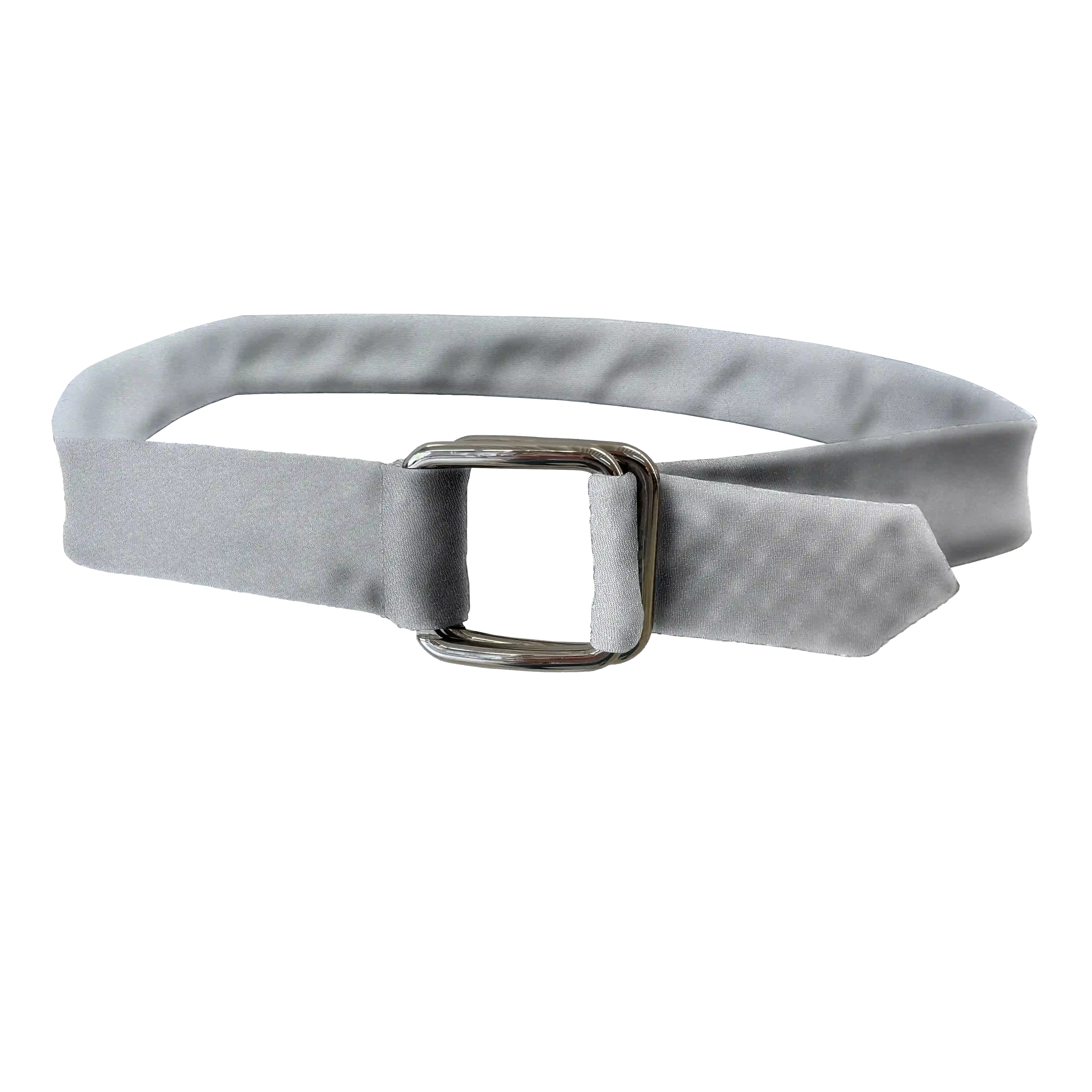 Gürtel aus Seide, Stoff: einfarbig silber (0453)