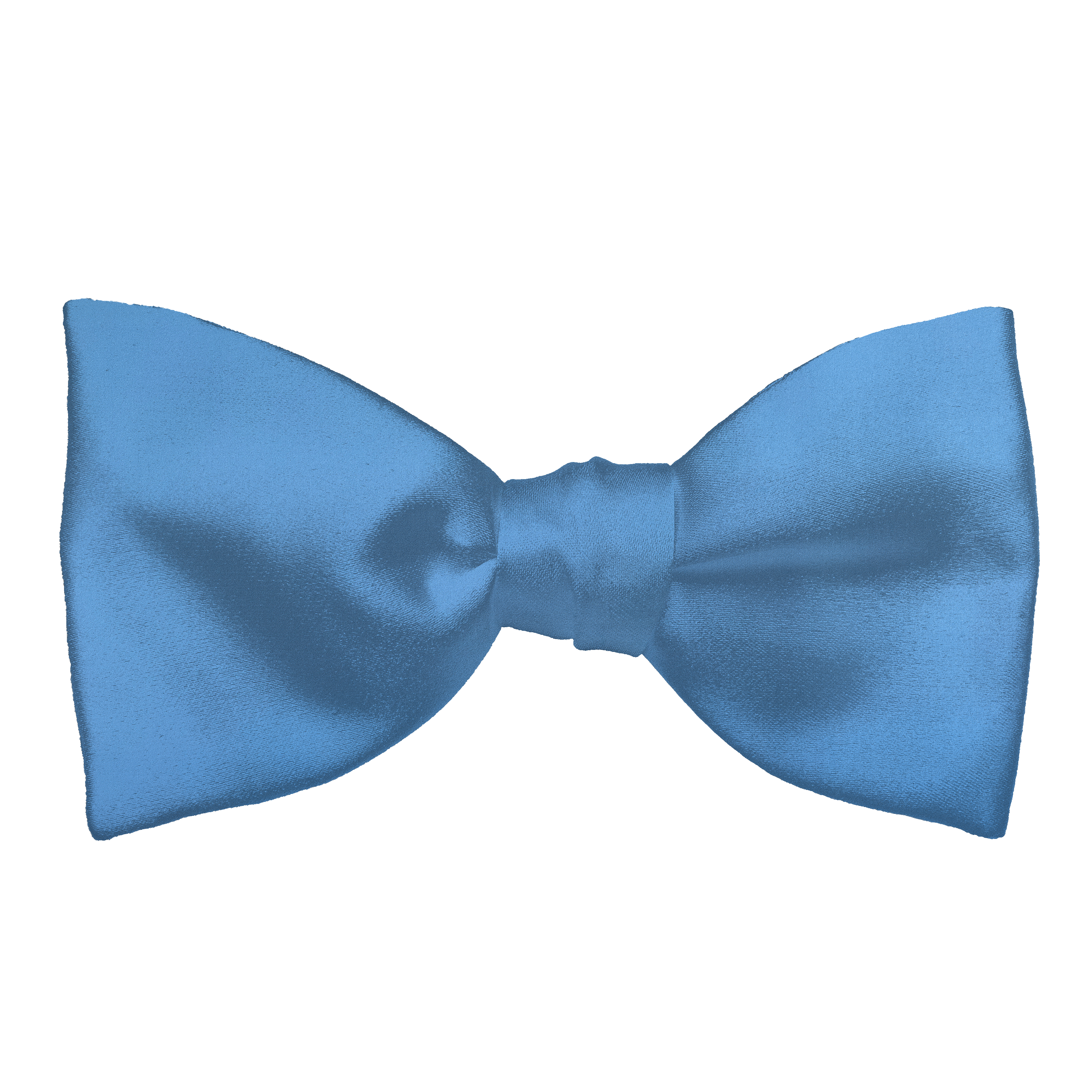 Schleife aus Seide, Form: gerade, Höhe: 65, Stoff: einfarbig himmelblau (0432)