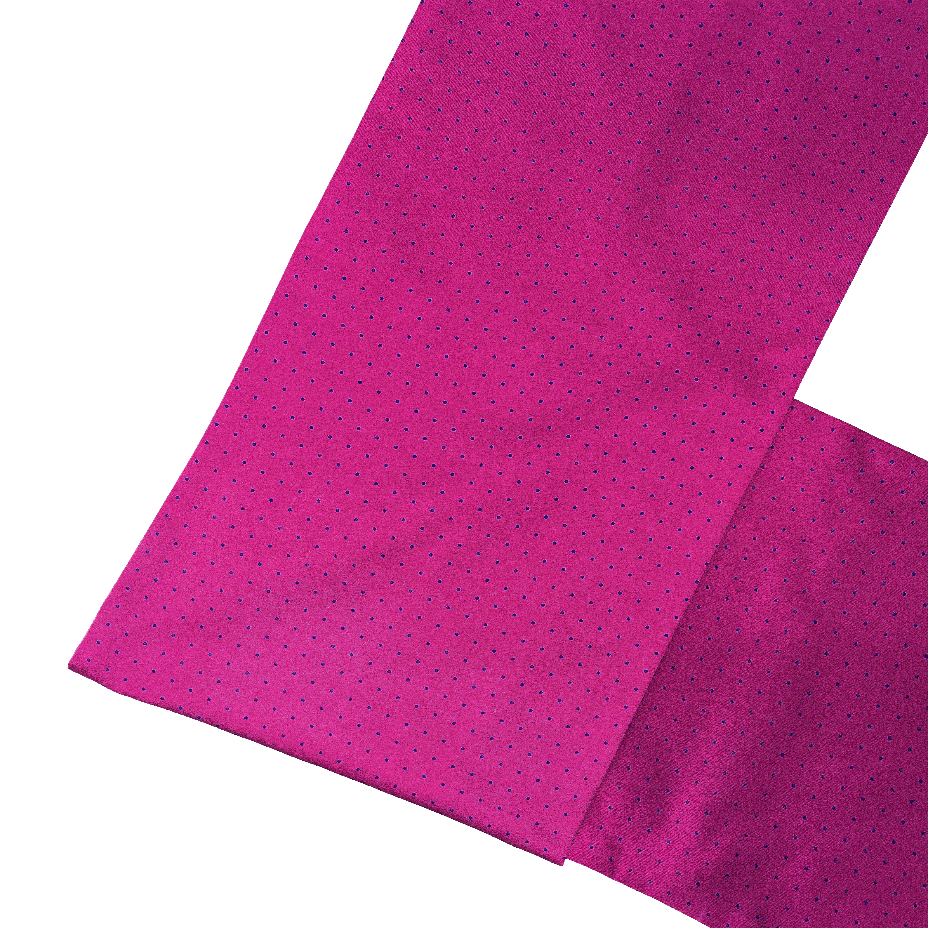 Mantelschal aus Seide, Stoff: magenta mit blauen Punkten (6063)