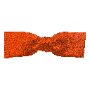 Schleife aus Seide, Form: gerade, Höhe: 35, Stoff: einfarbig orange (0428)
