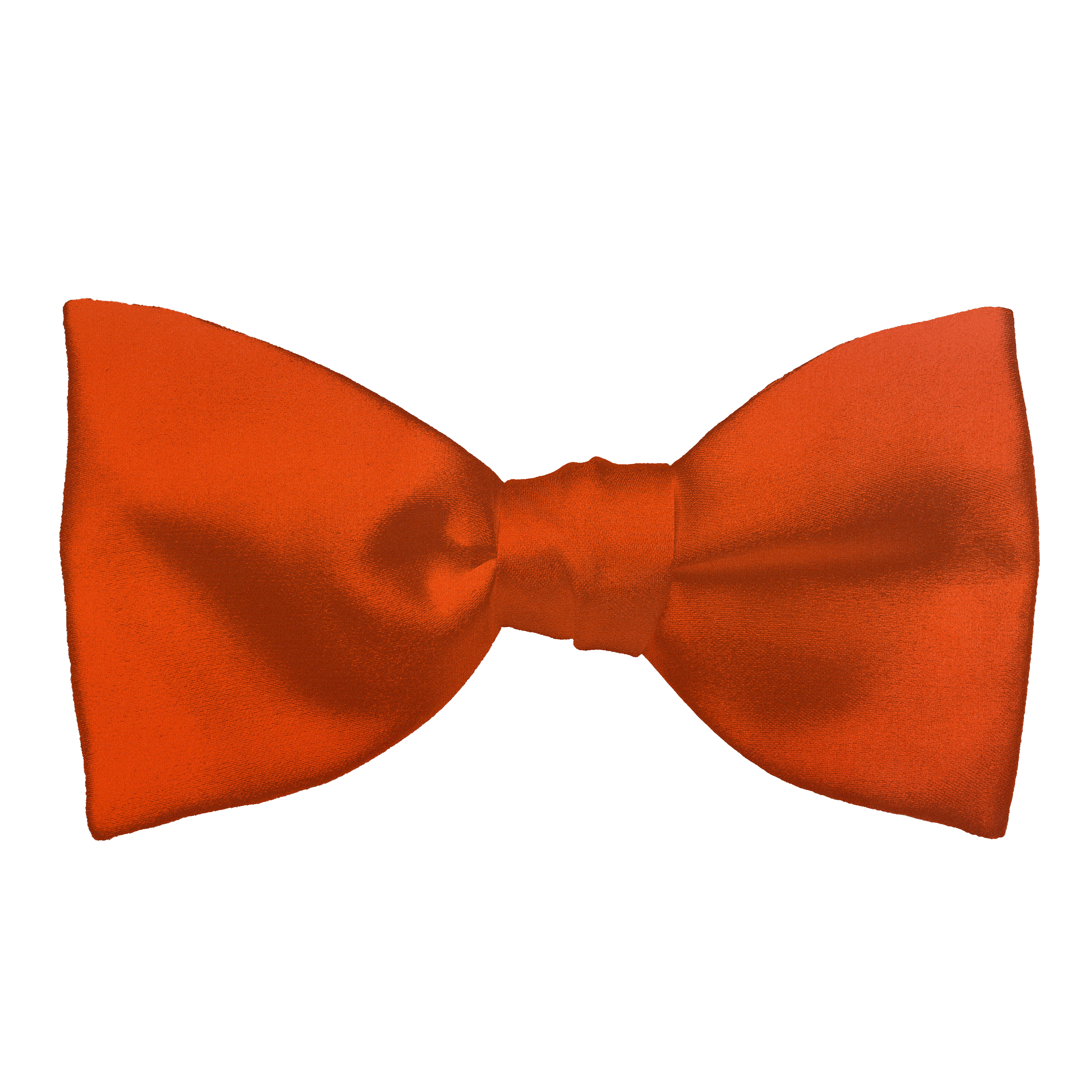Schleife aus Seide, Form: gerade, Höhe: 65, Stoff: einfarbig orange (0428)