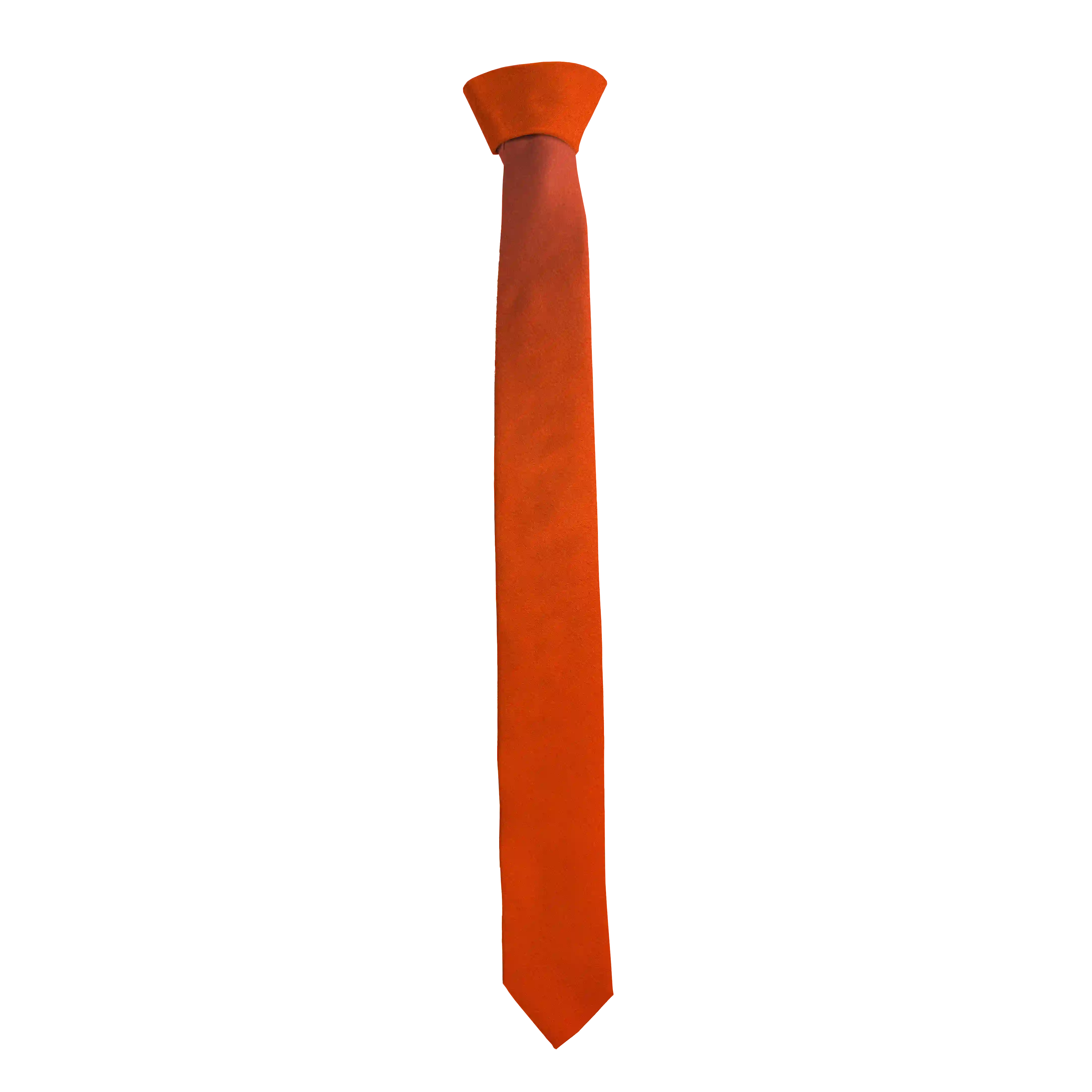 Krawatte aus Seide, Breite: 55 mm, Stoff: einfarbig orange (0428)