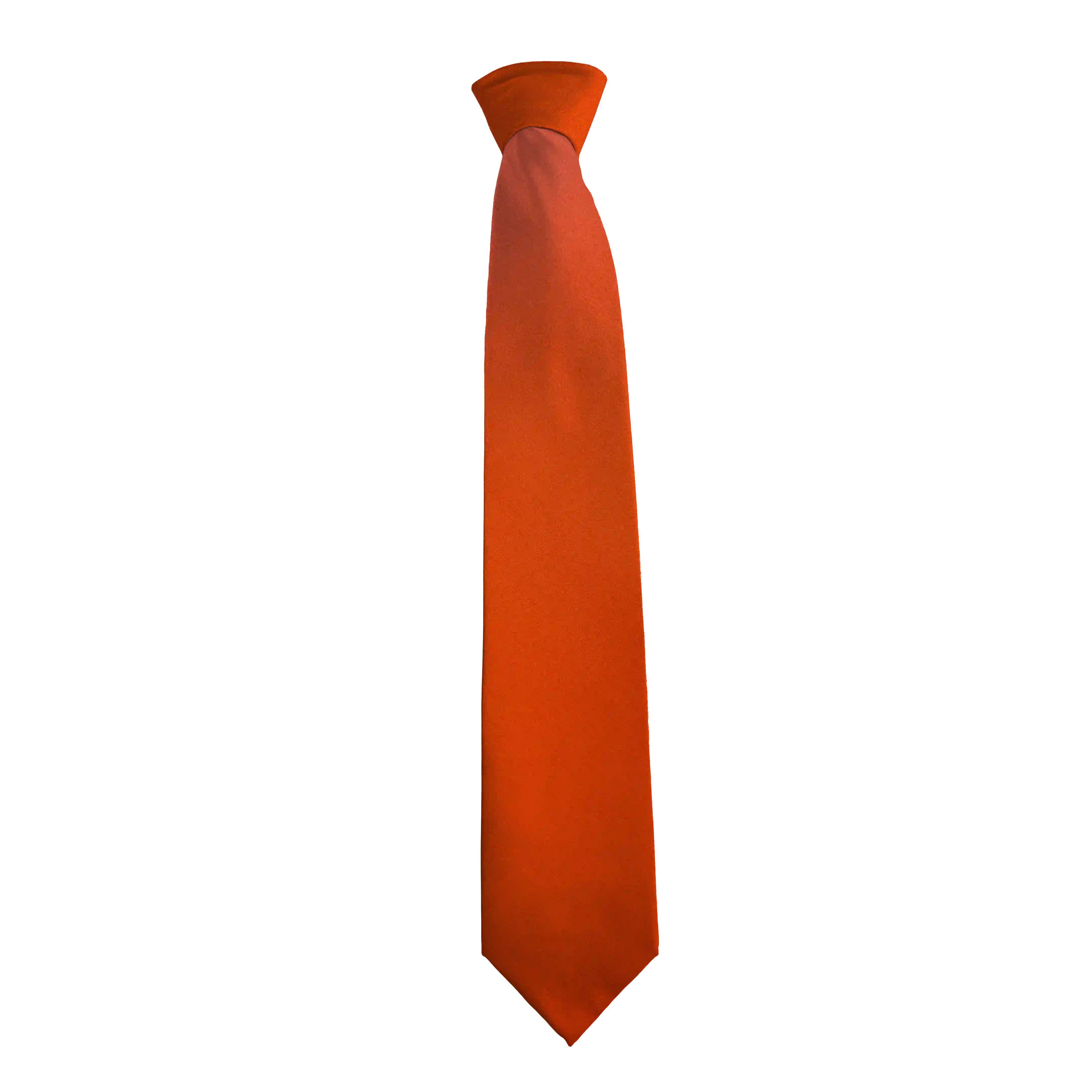 tie from silk, width: 85 mm, fabric: unicoloured orange (0428)