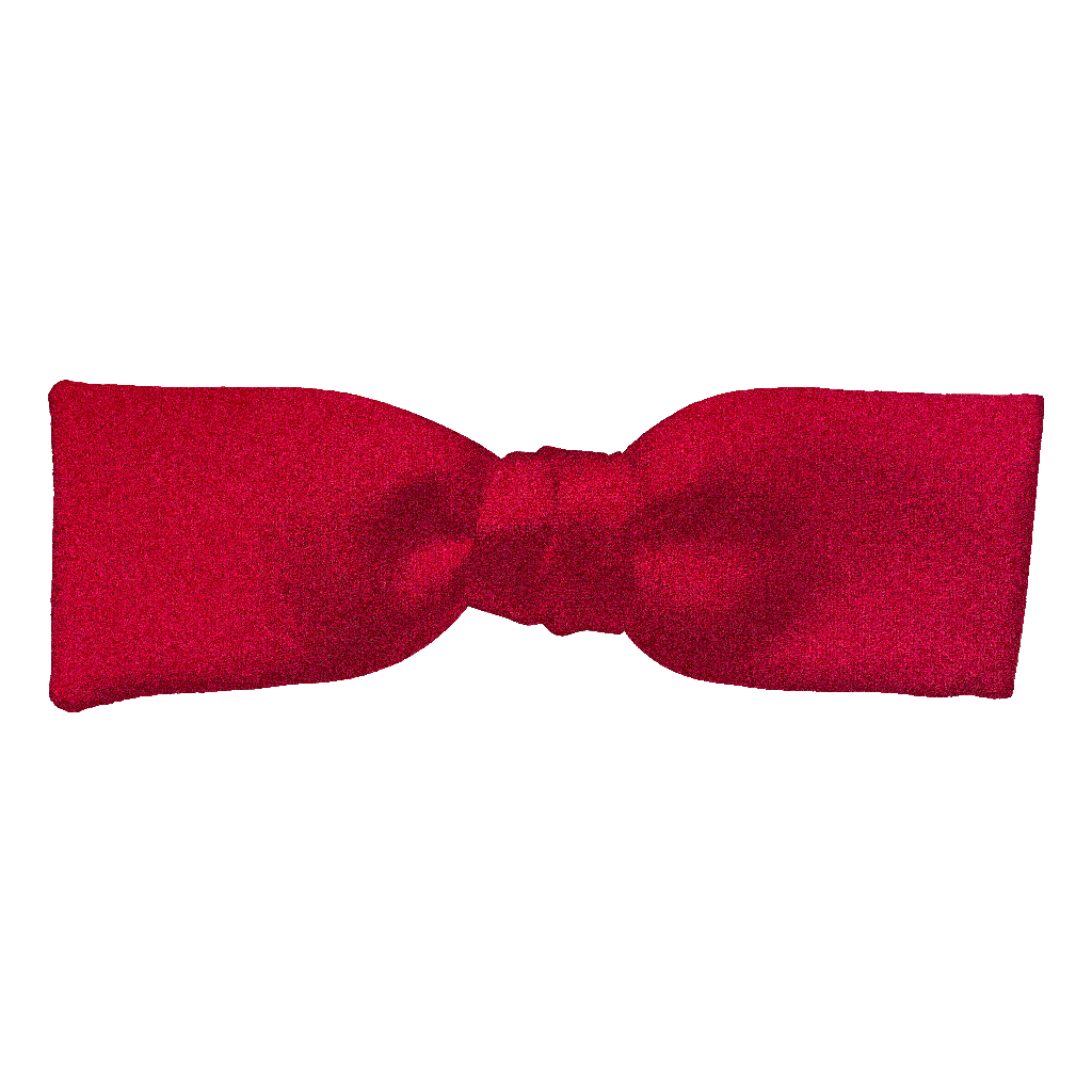 [BT-S-35-E-04-0447] Schleife aus Seide, Form: gerade, Höhe: 35, Stoff: einfarbig rot (0447) (EASY: vorgebunden mit verstellbarer Größe)