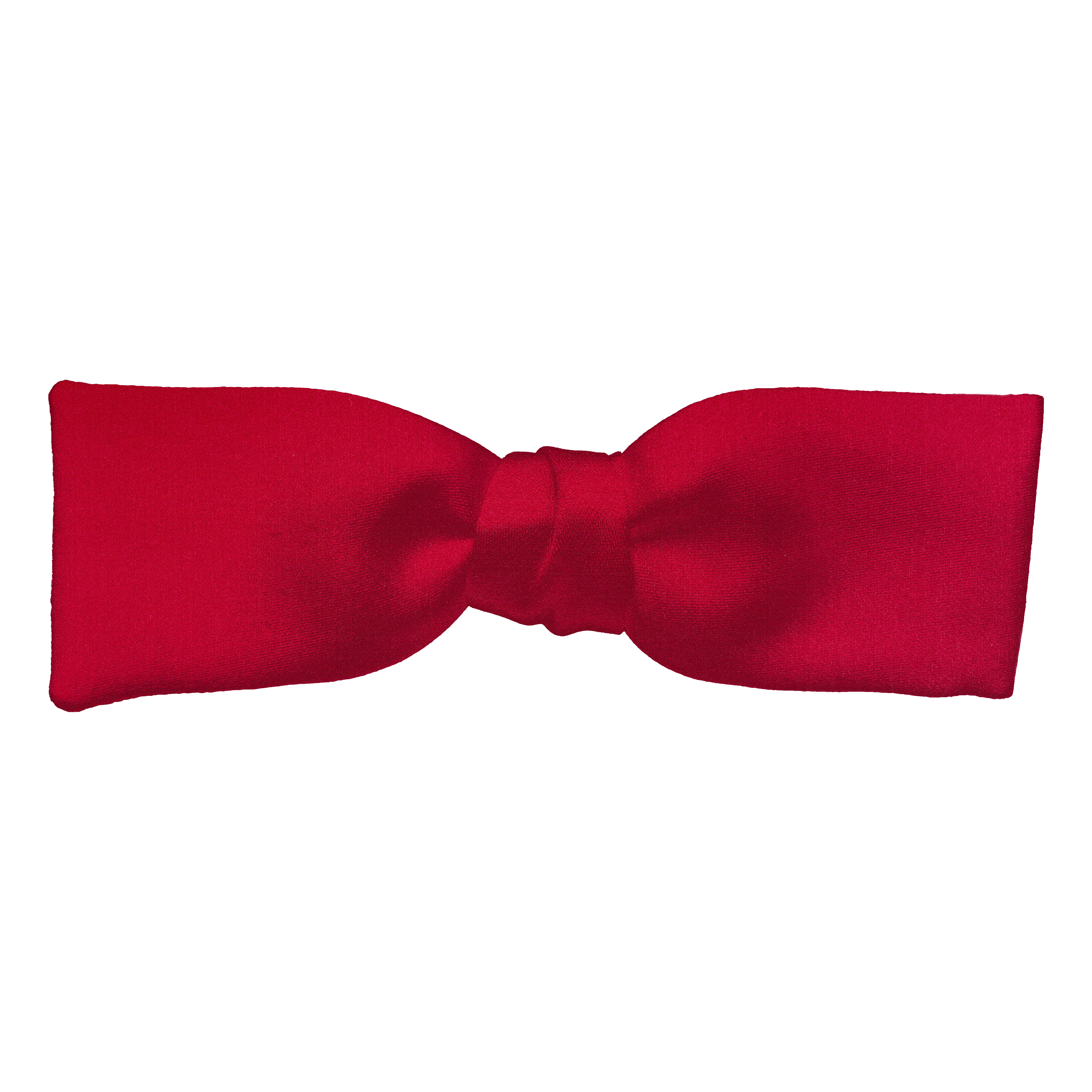 Schleife aus Seide, Form: gerade, Höhe: 35, Stoff: einfarbig rot (0447)