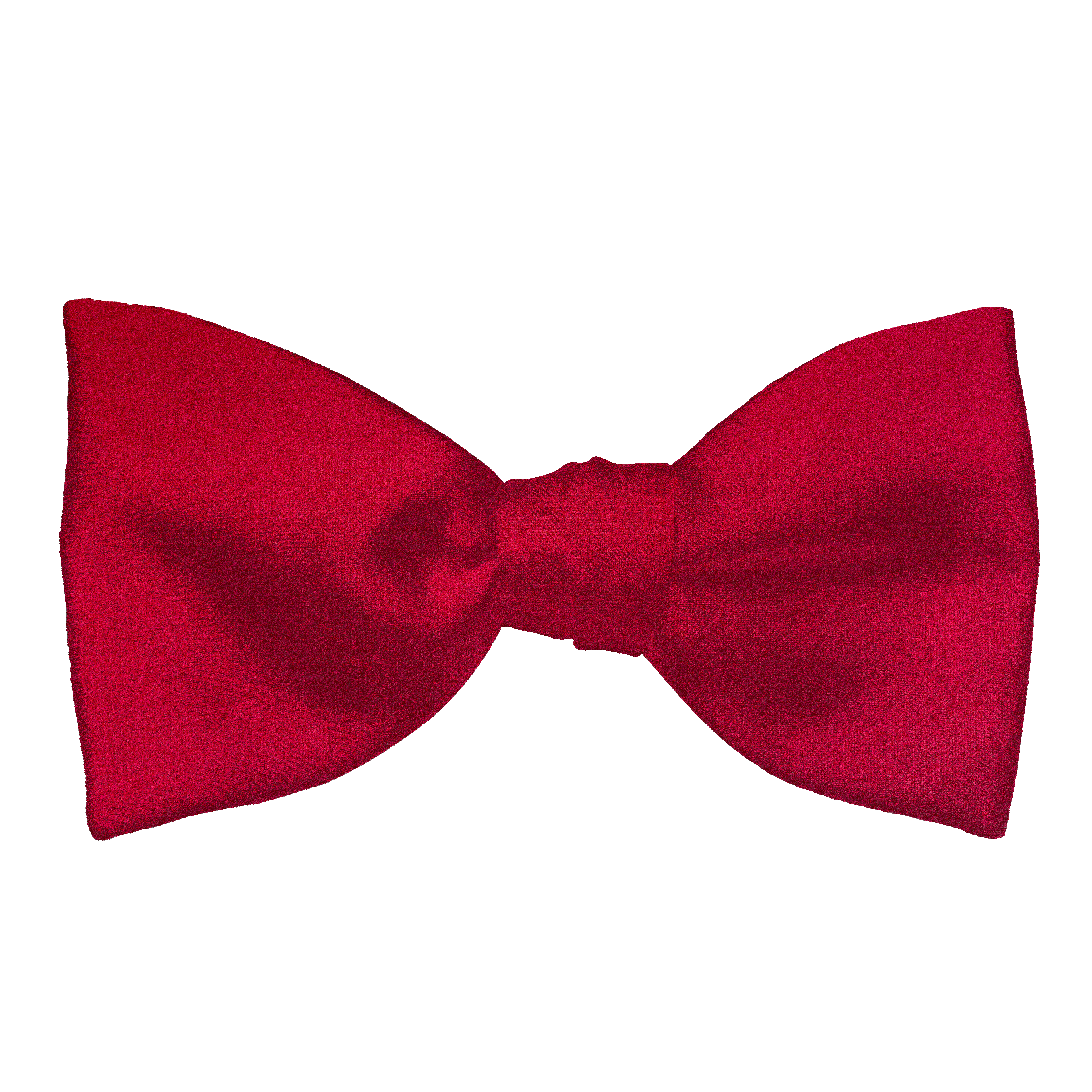 Schleife aus Seide, Form: gerade, Höhe: 65, Stoff: einfarbig rot (0447)