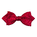 Schleife aus Seide, Form: spitz, Höhe: 60, Stoff: einfarbig rot (0447)