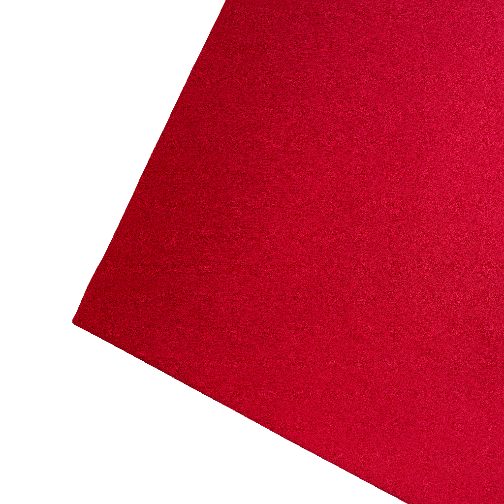 [PS-S300-04-0445] Ziertuch aus Seide, 30 x 30 cm, Stoff: einfarbig hochrot (0445)