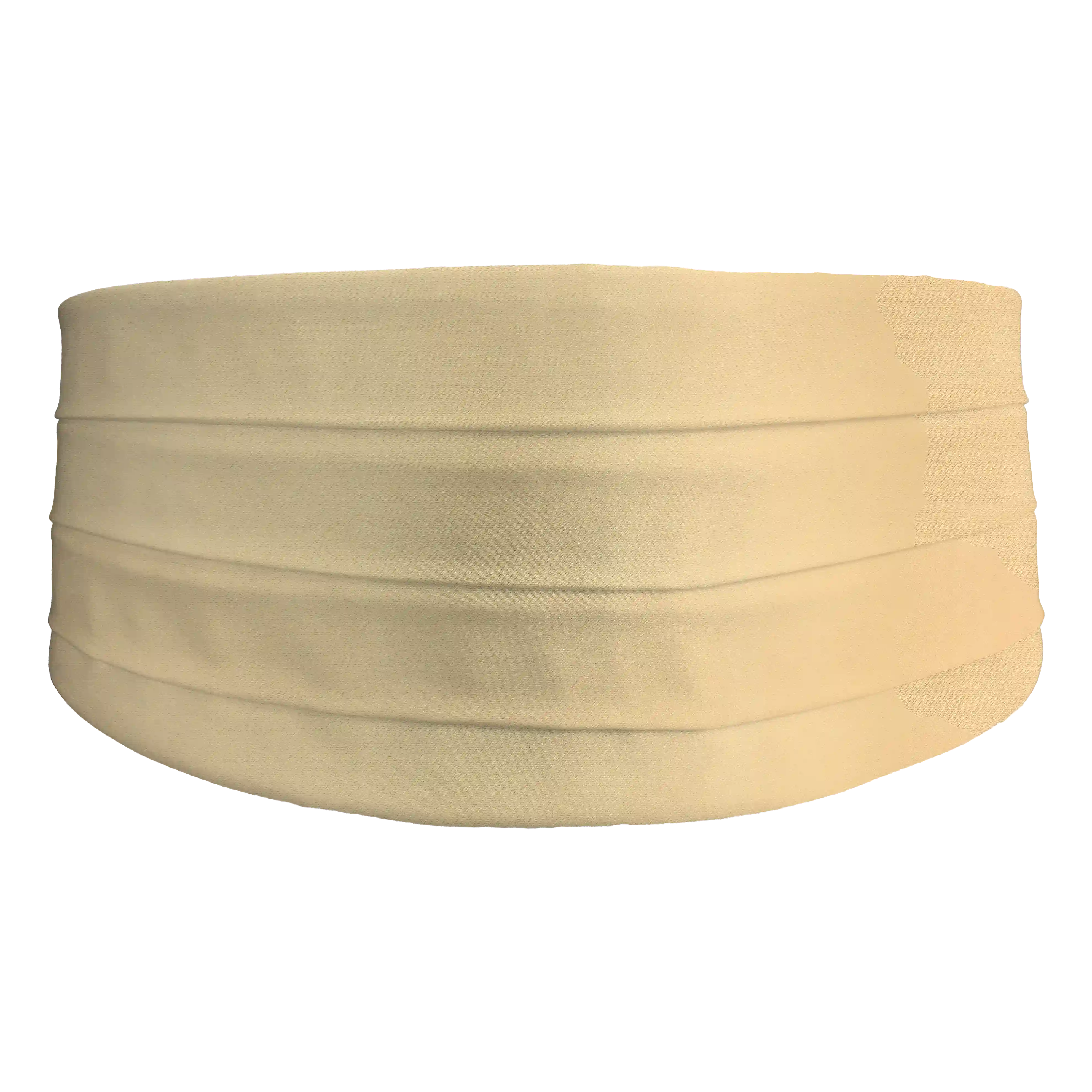[CB-XS-04-0421] cummerbund from silk, fabric: unicoloured beige (0421) (XS)