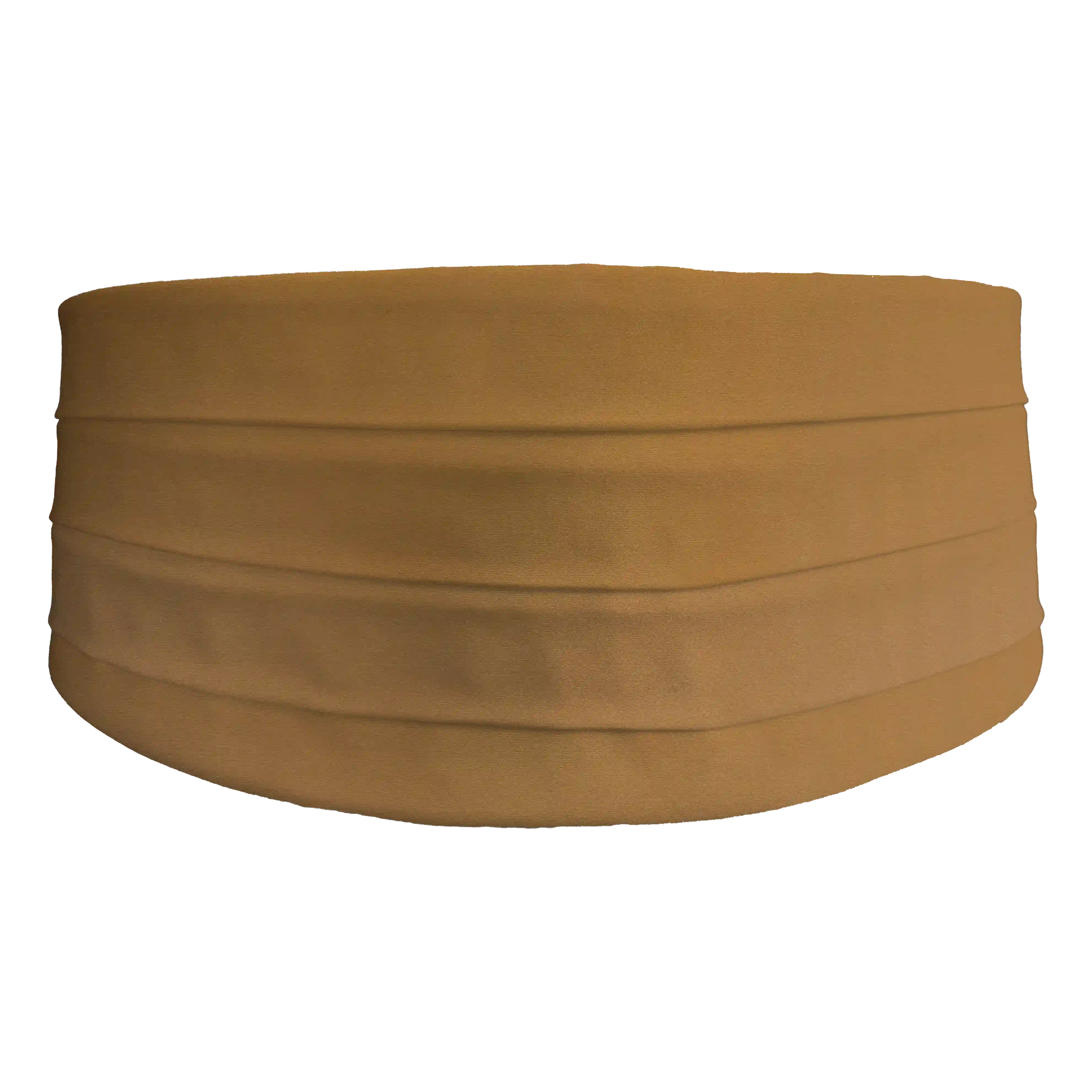[CB-XS-04-0426] cummerbund from silk, fabric: unicoloured ochre (0426) (XS)