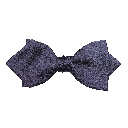 Schleife aus Seide, Form: spitz, Höhe: 60, Stoff: einfarbig pflaumenfarben (0478)