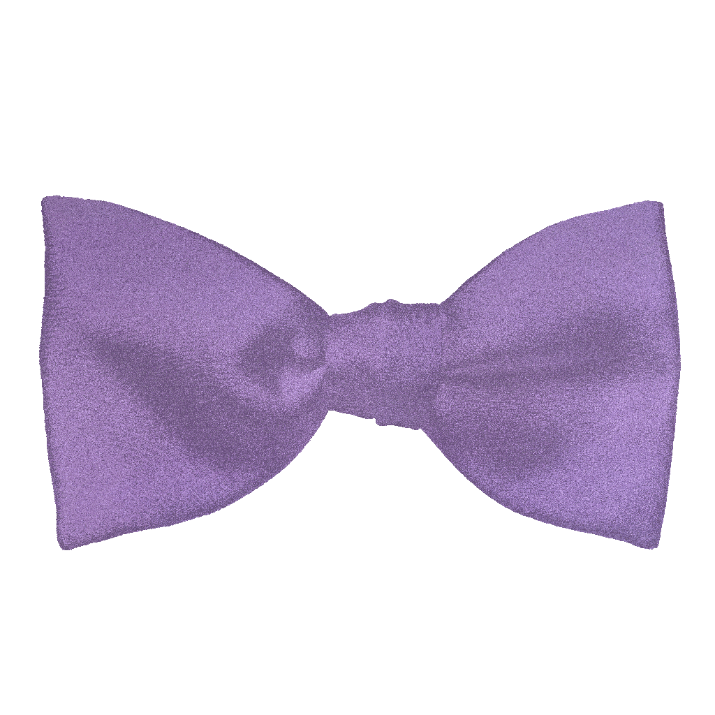 [BT-S-65-E-04-0475] Schleife aus Seide, Form: gerade, Höhe: 65, Stoff: einfarbig fliederfarben (0475) (EASY: vorgebunden mit verstellbarer Größe)