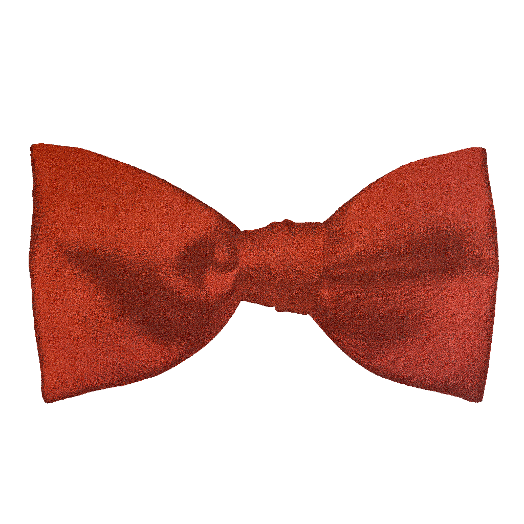 [BT-S-65-E-04-0427] Schleife aus Seide, Form: gerade, Höhe: 65, Stoff: einfarbig terracotta (0427) (EASY: vorgebunden mit verstellbarer Größe)