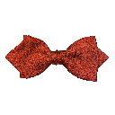 Schleife aus Seide, Form: spitz, Höhe: 60, Stoff: einfarbig terracotta (0427)